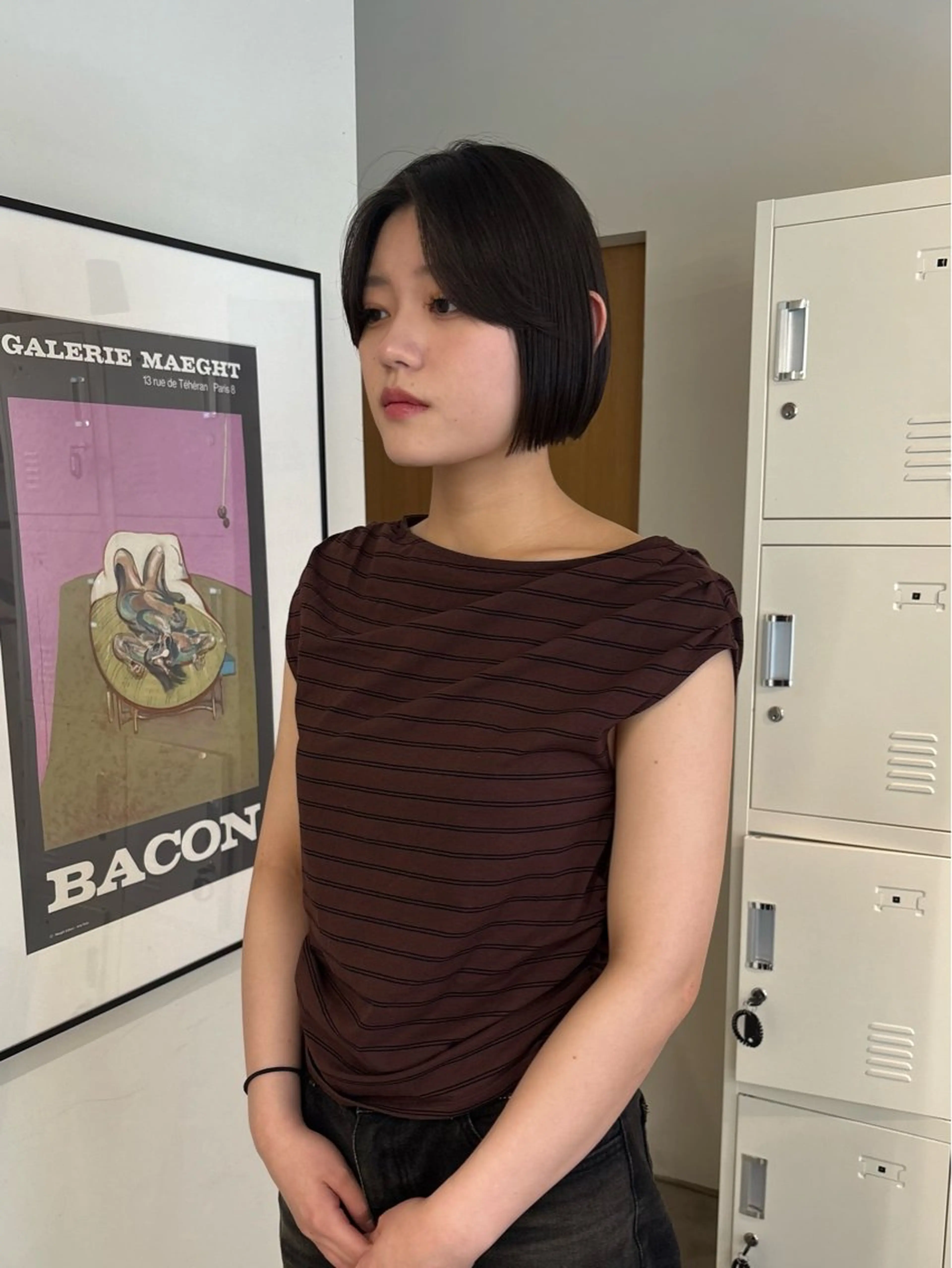 ショート ボブ 顔まわりレイヤー 髪質改善 レイヤーカット トリートメント カット MARI ｟津田沼駅｠のヘアスタイル