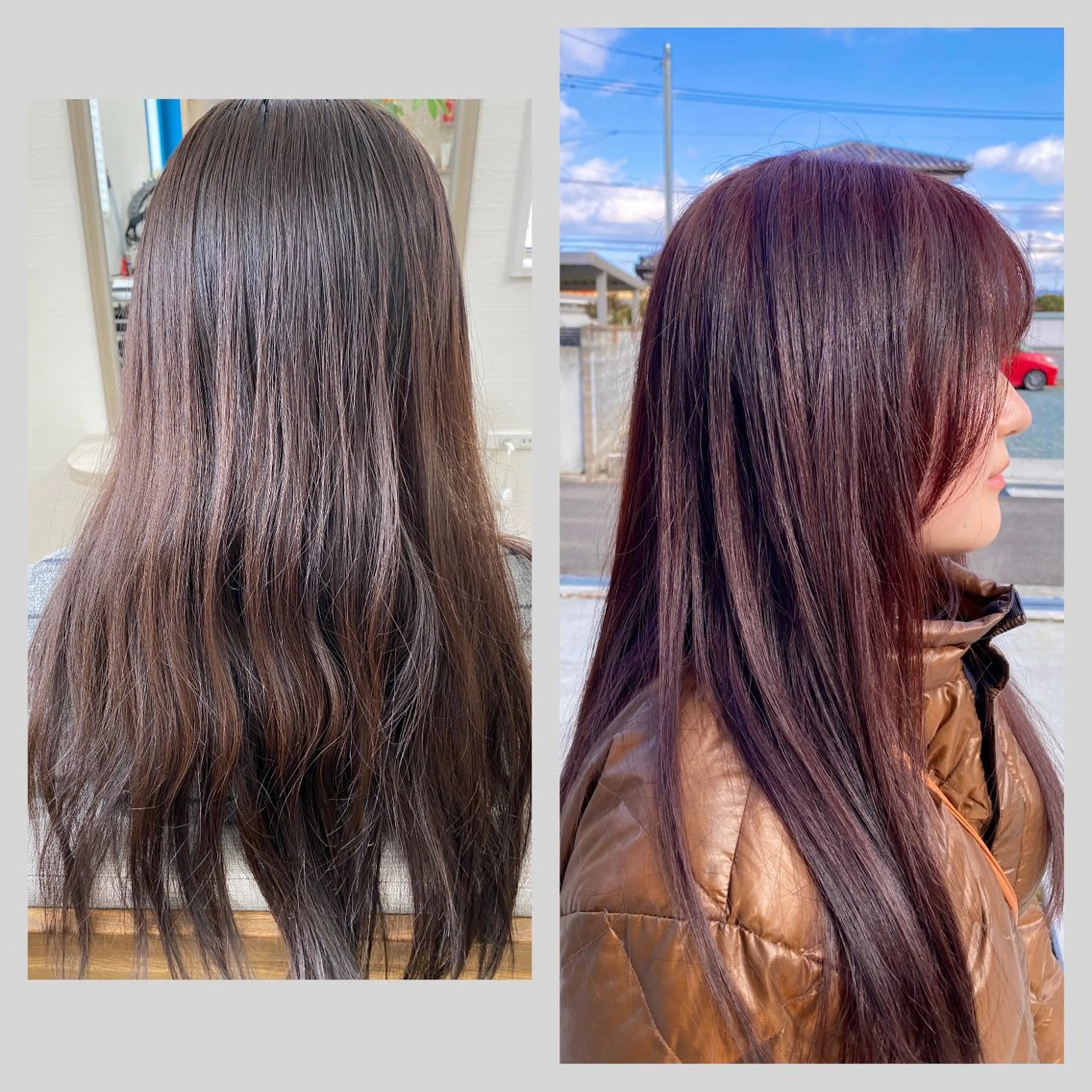 ミディアム カラー ミディアムパーマ ブリーチ ダブルカラー ブリーチなしカラー 佐藤 沙也輝のヘアスタイル