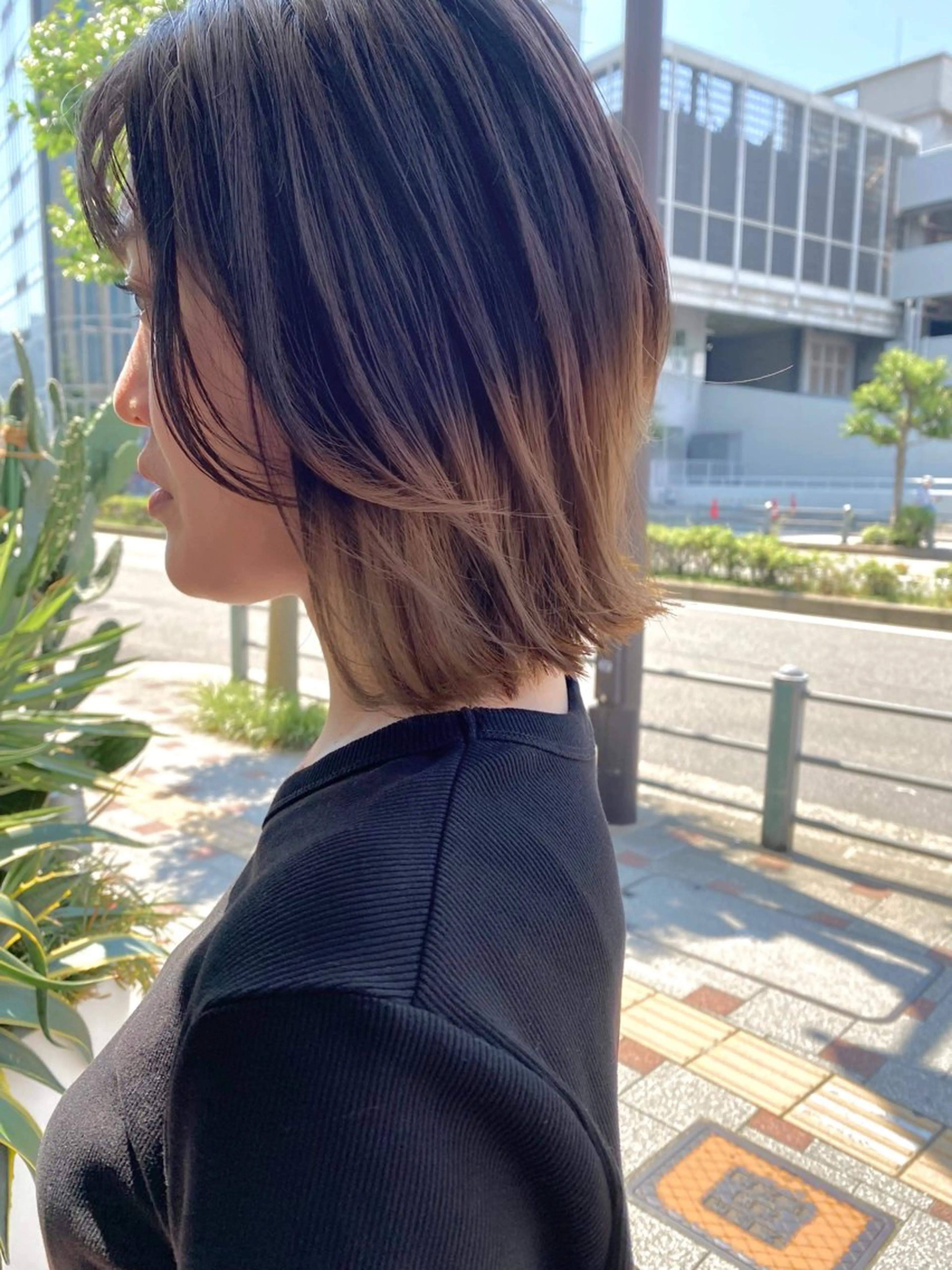 ミディアム カラー 艶髪🌟髪質改善✨ Zinaヤマダ チサのヘアスタイル