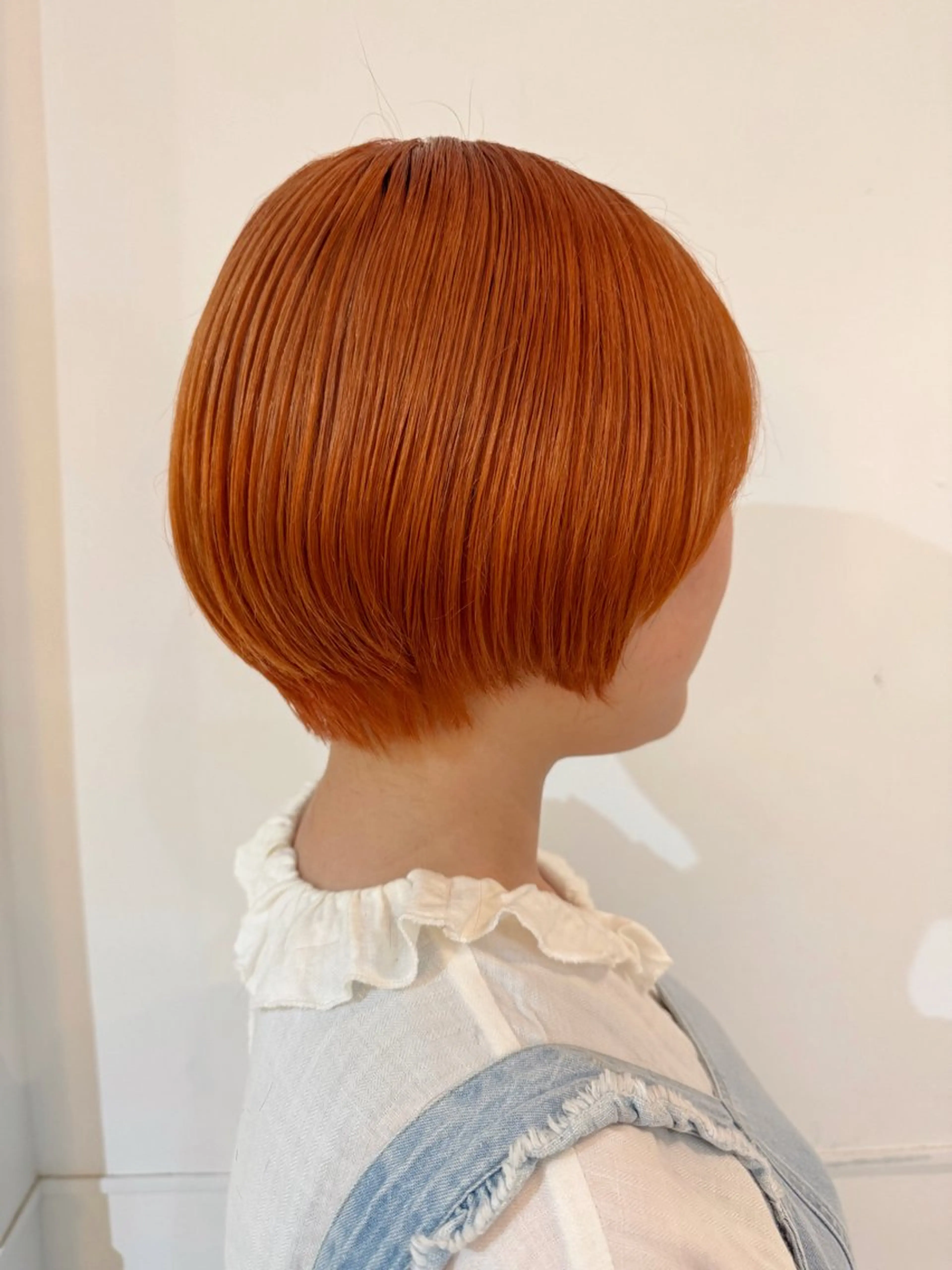 ショート カット ヘアカラー トリートメント ボブウルフ／ボブ Satsuki【名駅のヘアスタイル