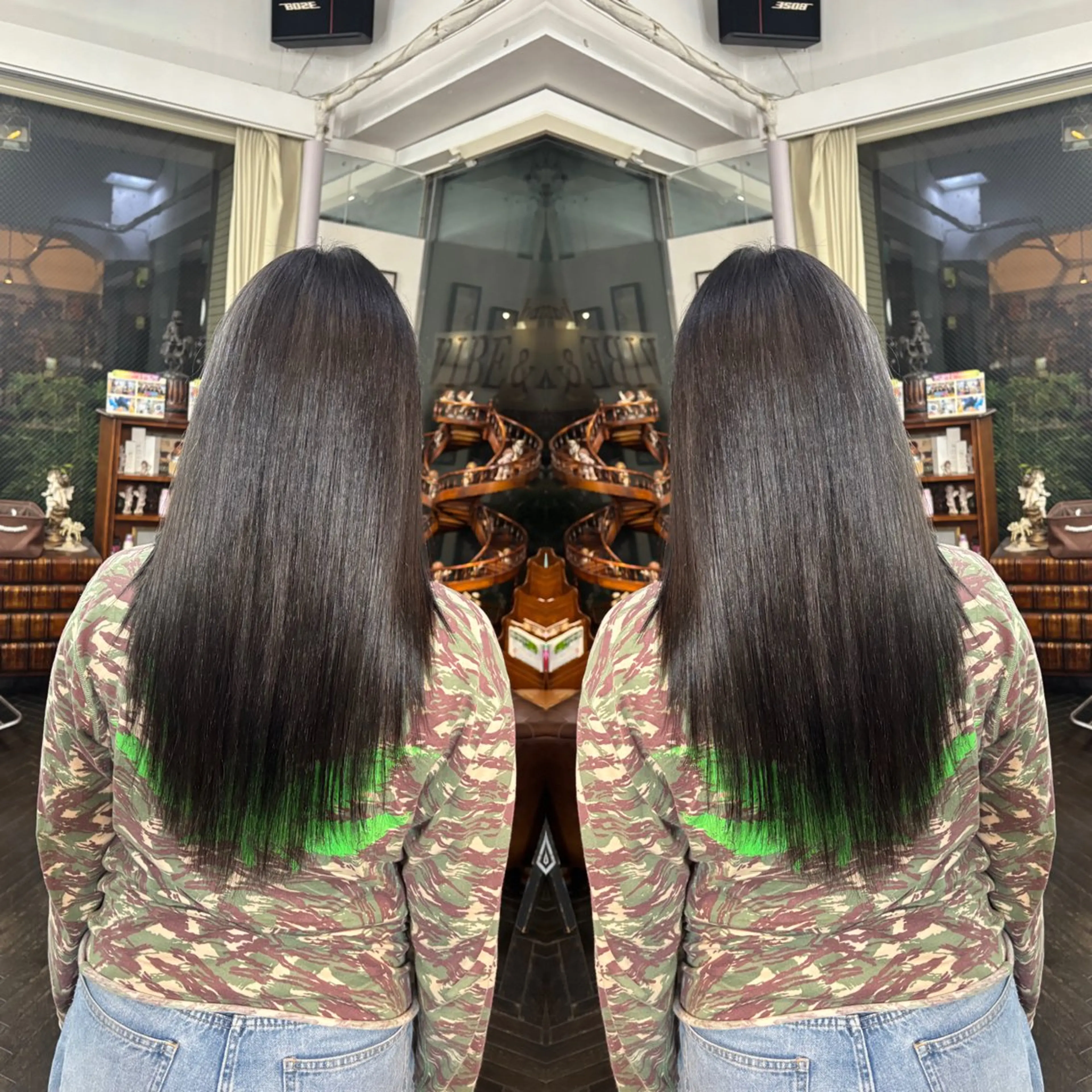 ロング カラー 💎ハイトーン/艶 カラー モエカ💎のヘアスタイル