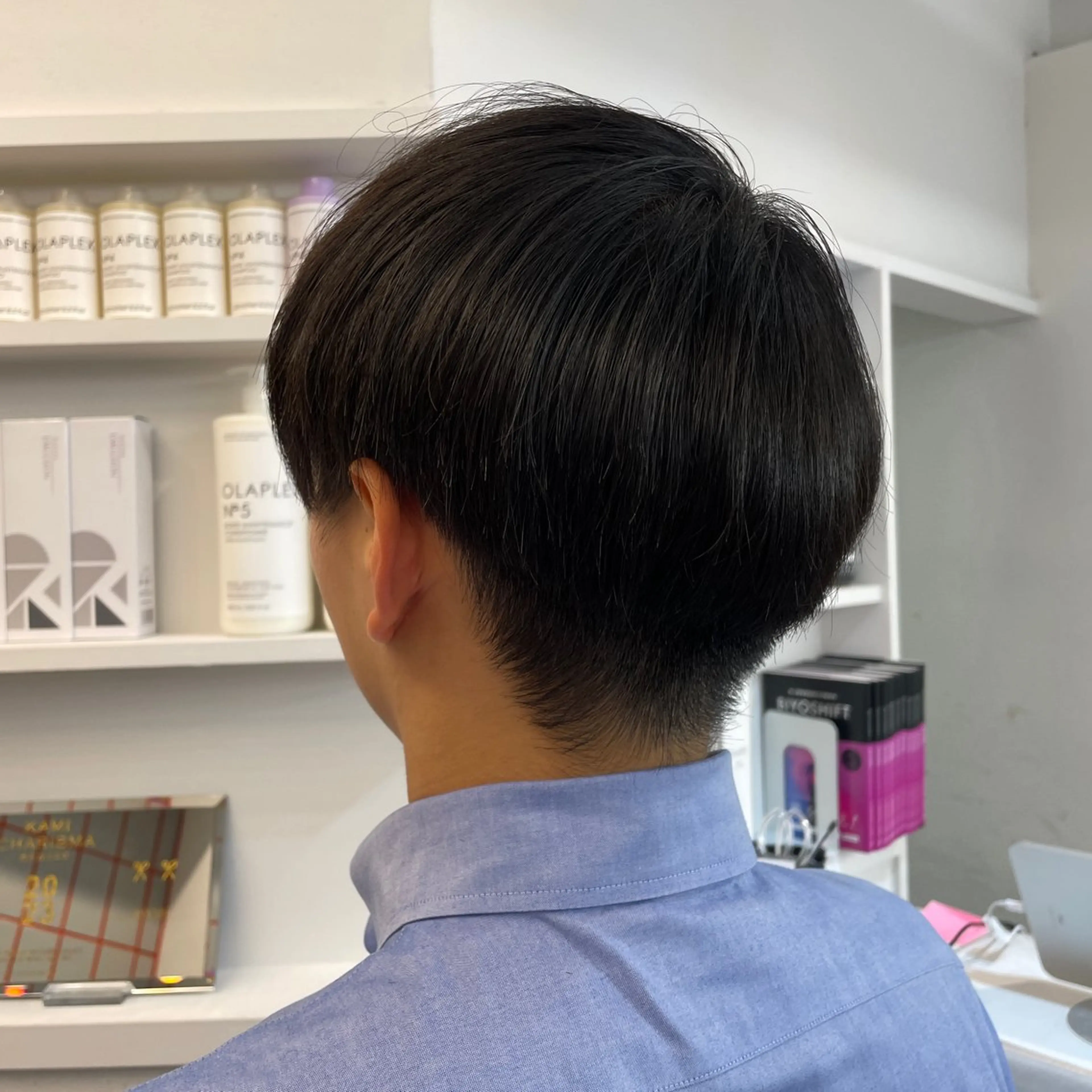 ショート メンズ 刈り上げ PELE所属・ミルクティー/ピンク 🎀momo🎀のヘアスタイル