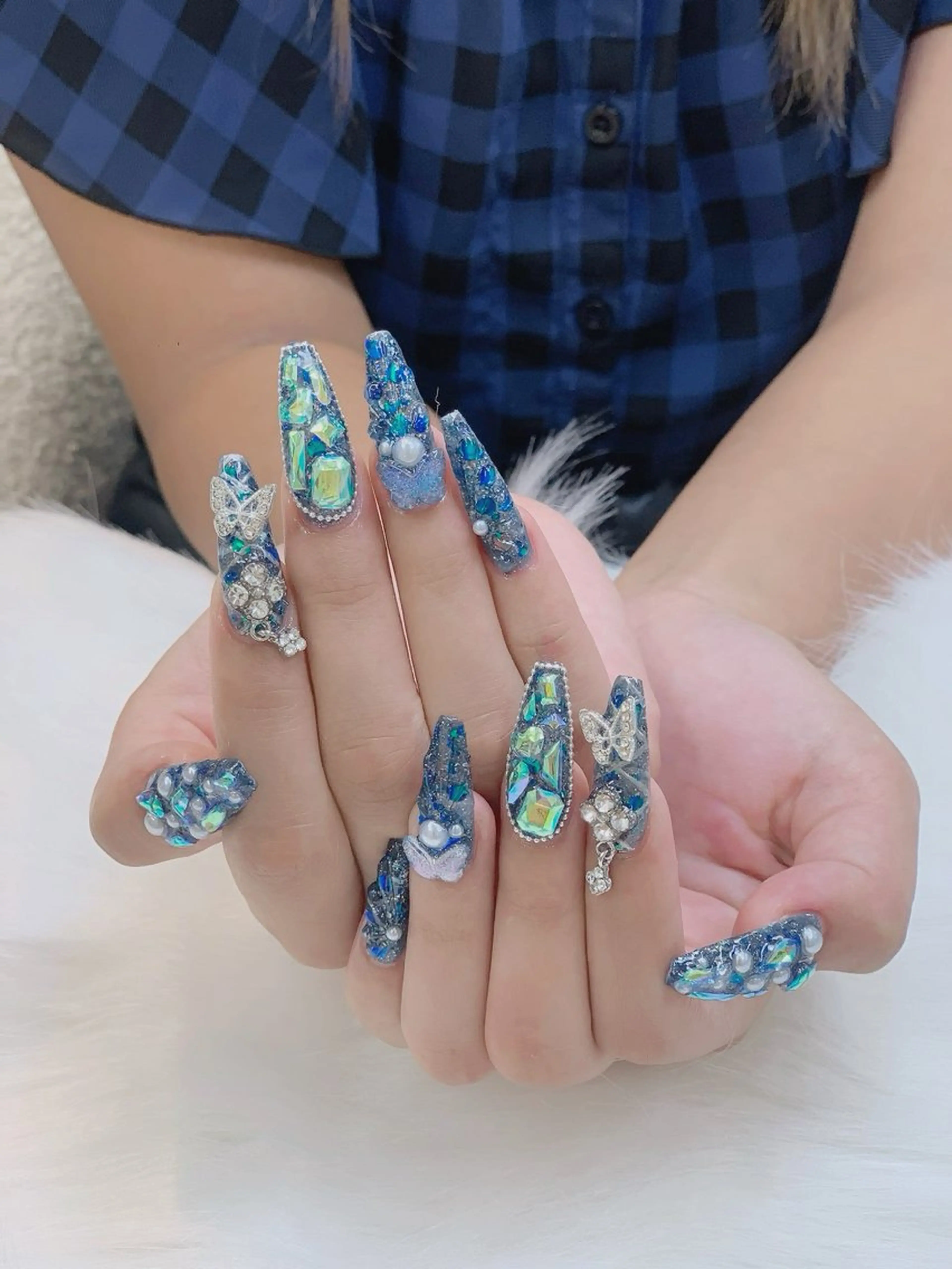 ネイル 韓国ネイル マグネットネイル ワンカラーネイル ネイルチップ Jenn Nail Salonのネイルデザイン