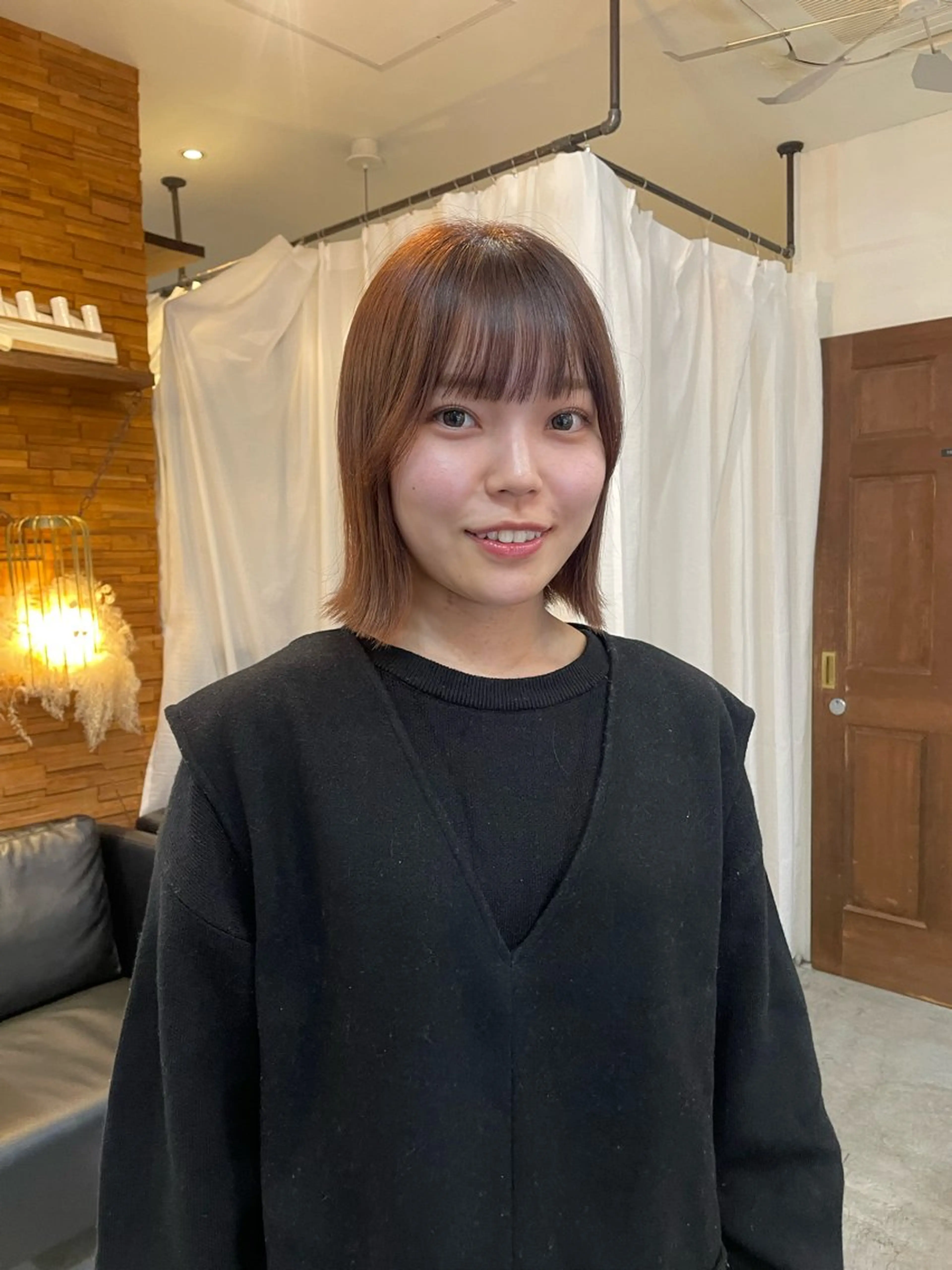 ミディアム 顔周りカット 🎀サヤカ🎀のヘアスタイル