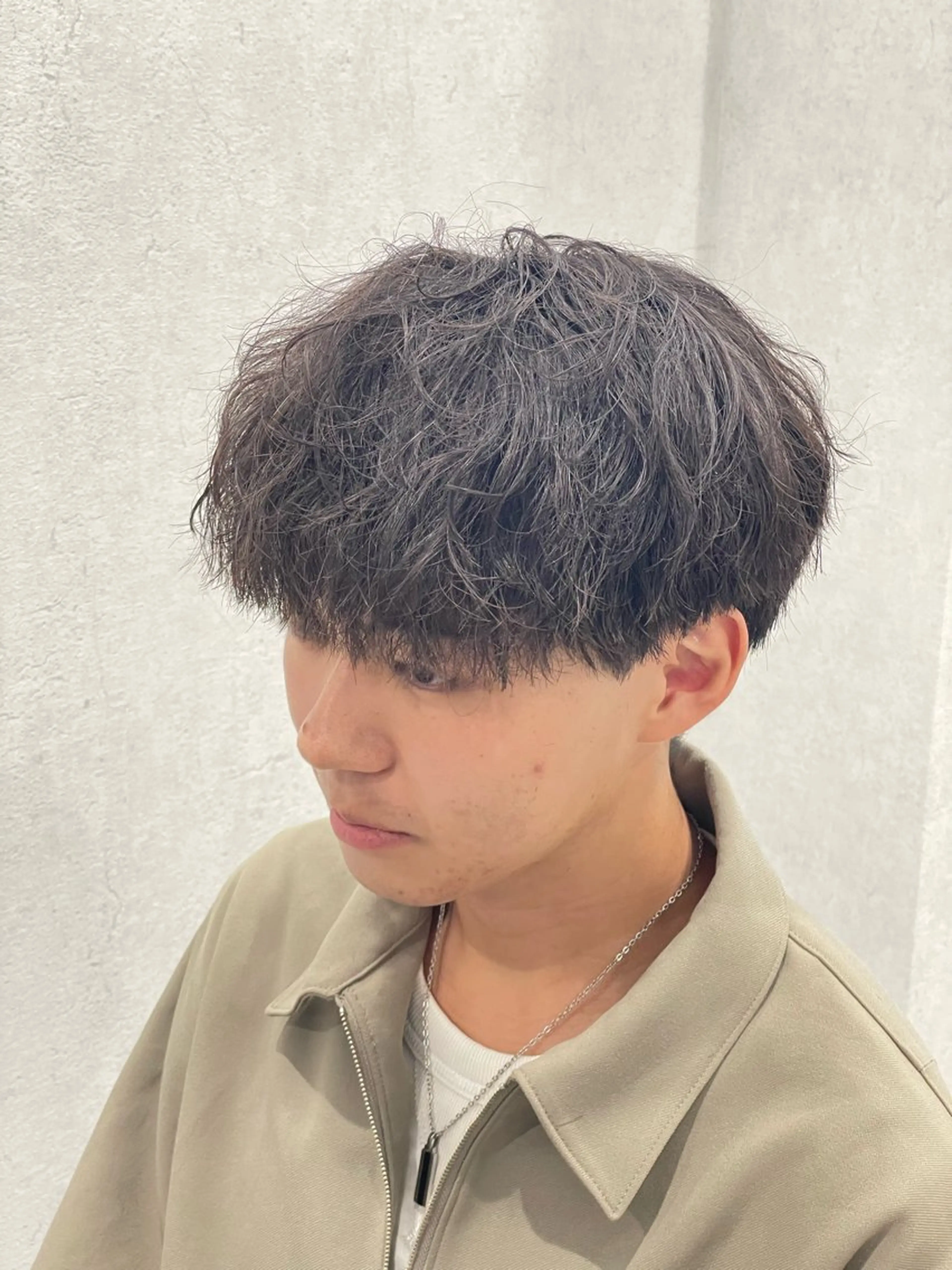 パーマ メンズ メンズパーマ カット パーマ 毛流れ/シャドウ 🇰🇷AYATOのヘアスタイル