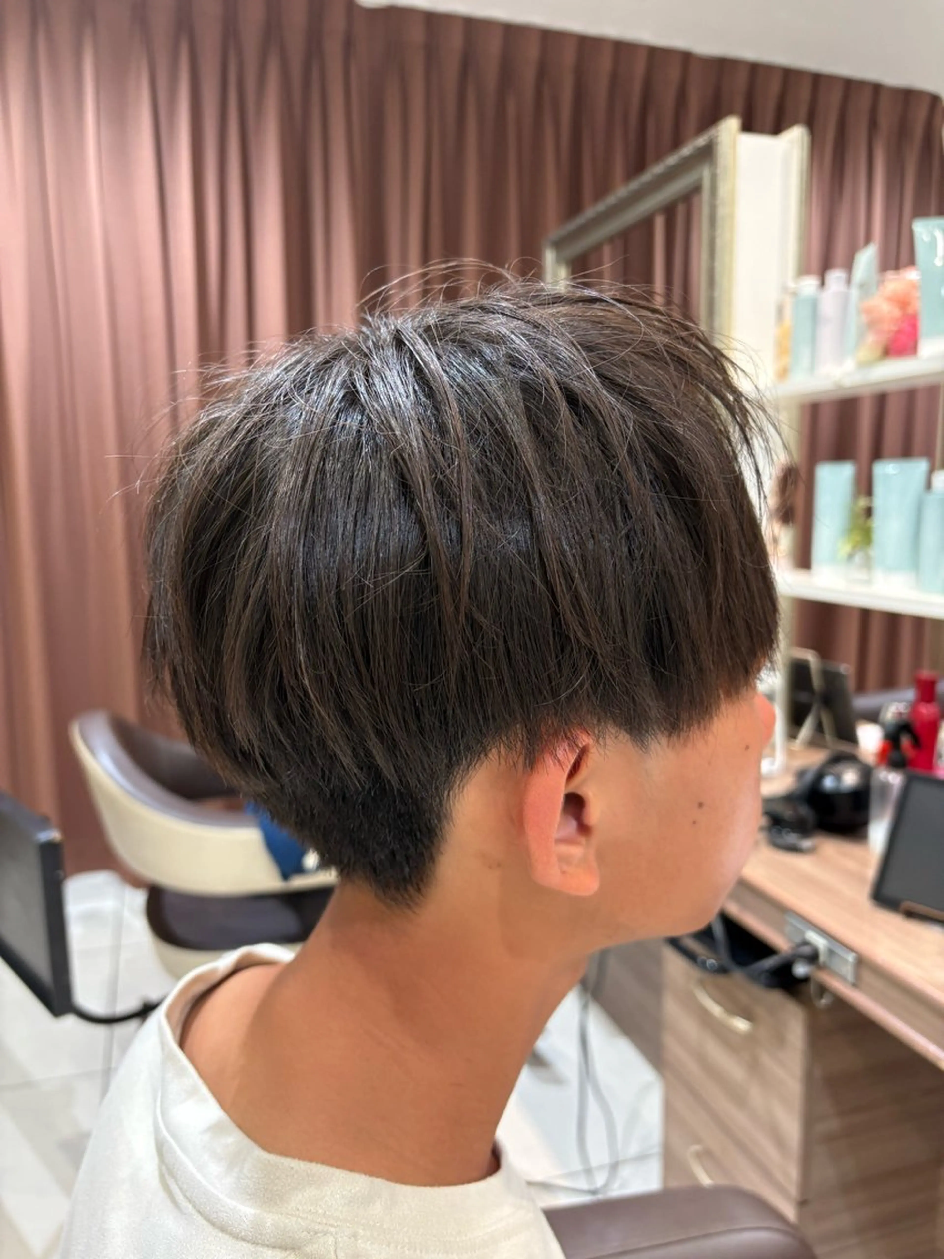 ショート メンズ 刈り上げ 縮毛矯正 当日予約可能✨ モデル募集中/金井祥のヘアスタイル