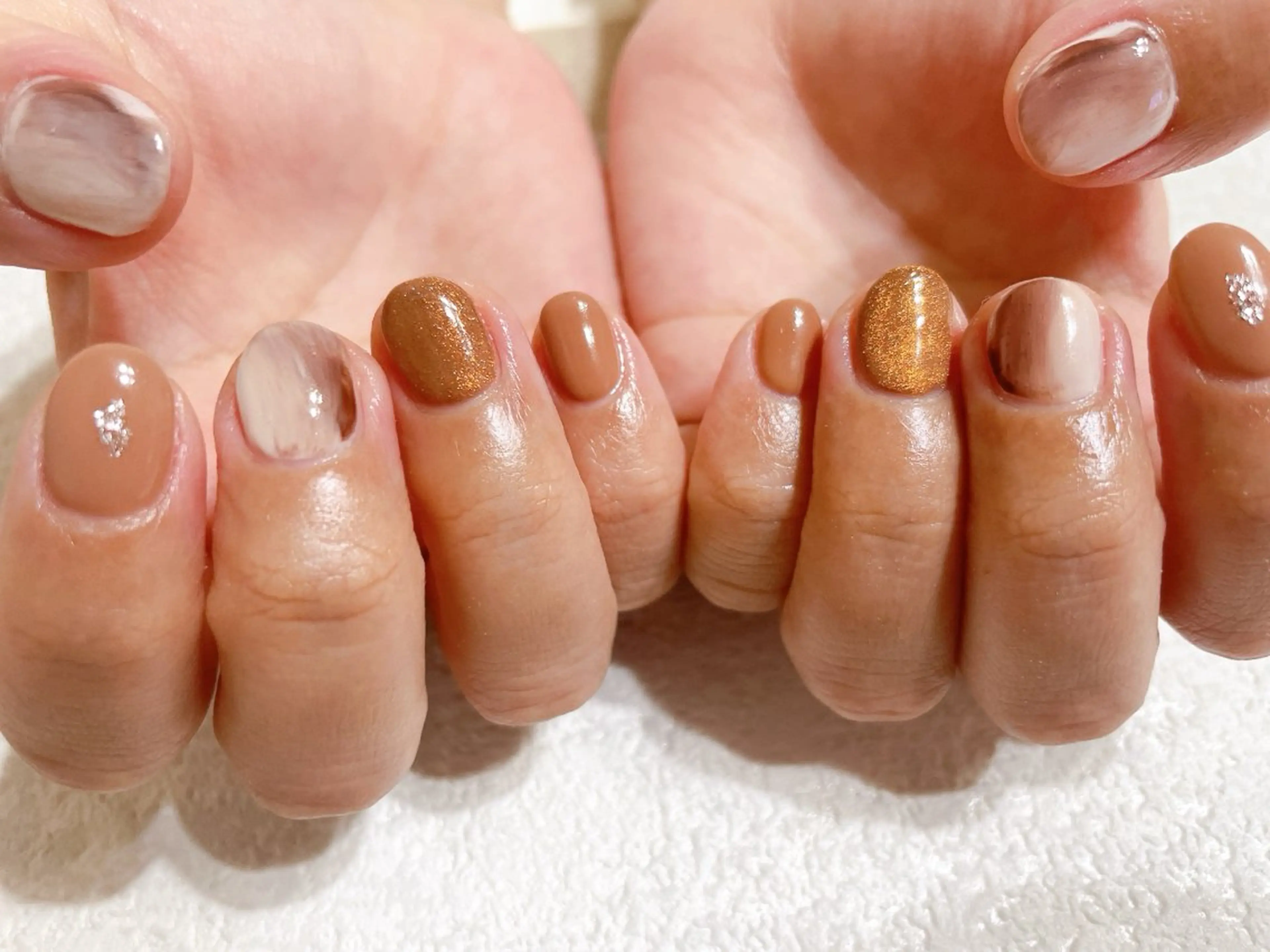 ネイル ジェルネイル 韓国ネイル パラジェル バレンタイン 冬ネイル kikinail 溝の口のネイルデザイン