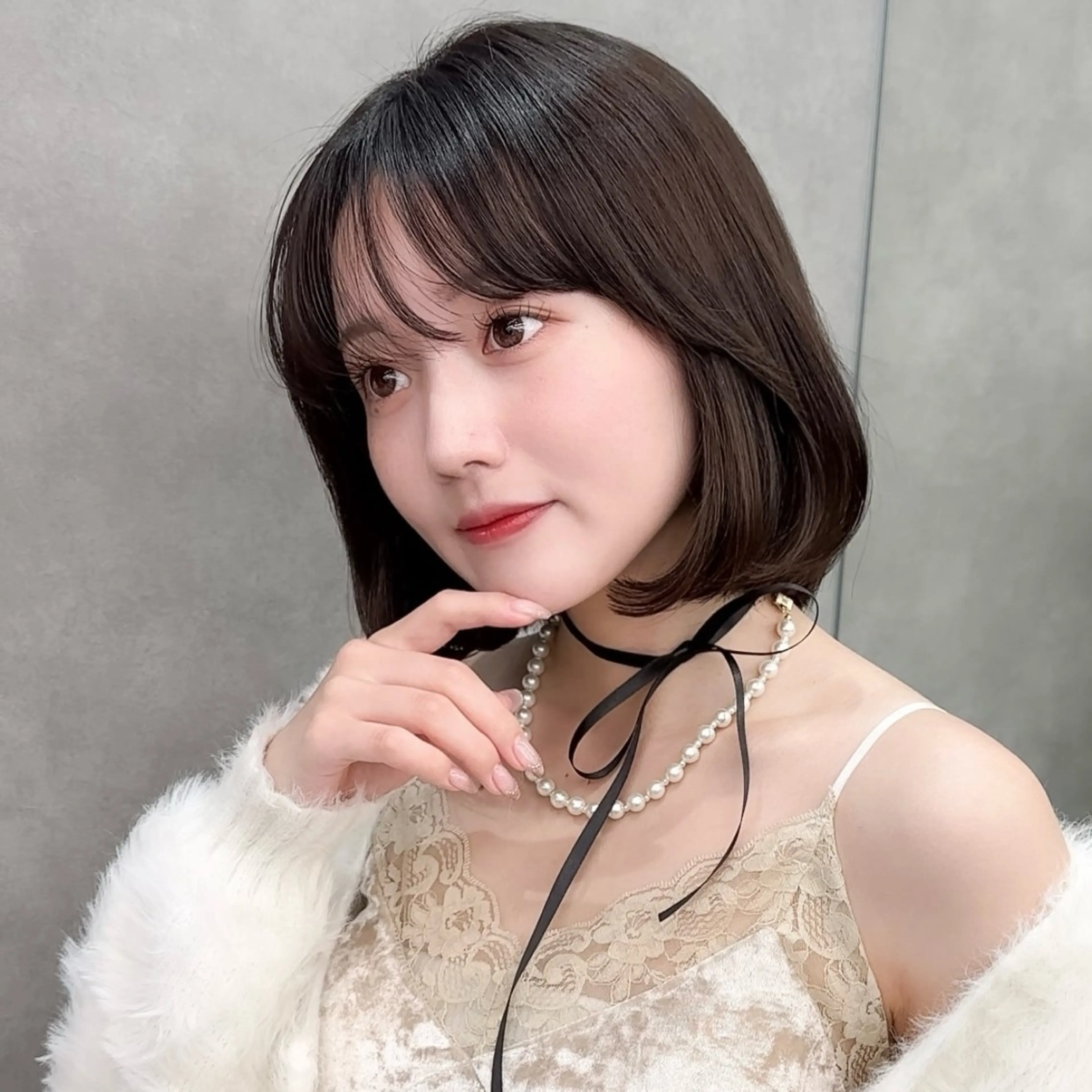 毛先のパサつき気になる方🫧カット+フルカラー+髪質改善3stepスチームトリートメントの写真