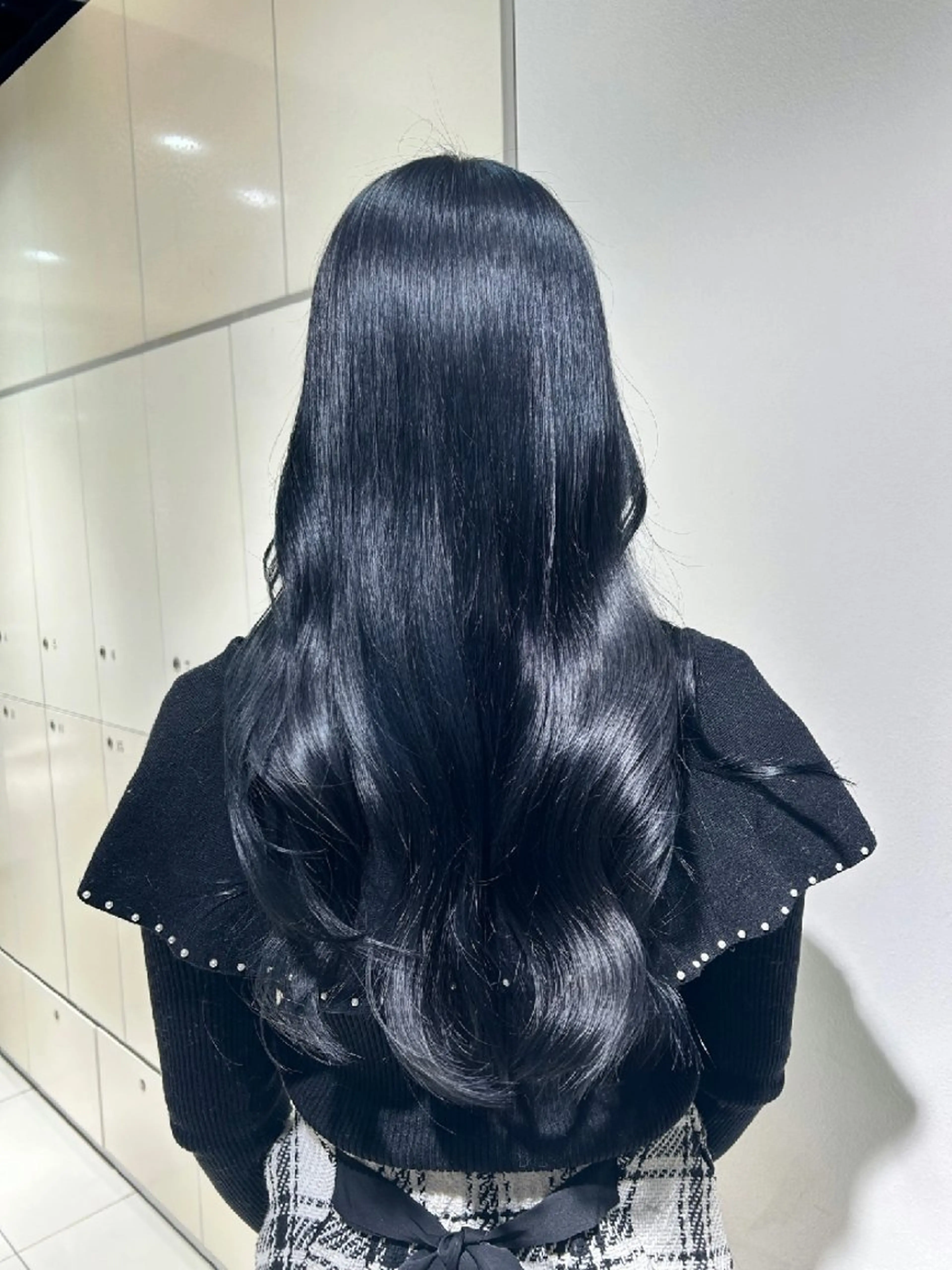 ロング カラー カラー/まつげパーマ /つや髪/カット✂のヘアスタイル