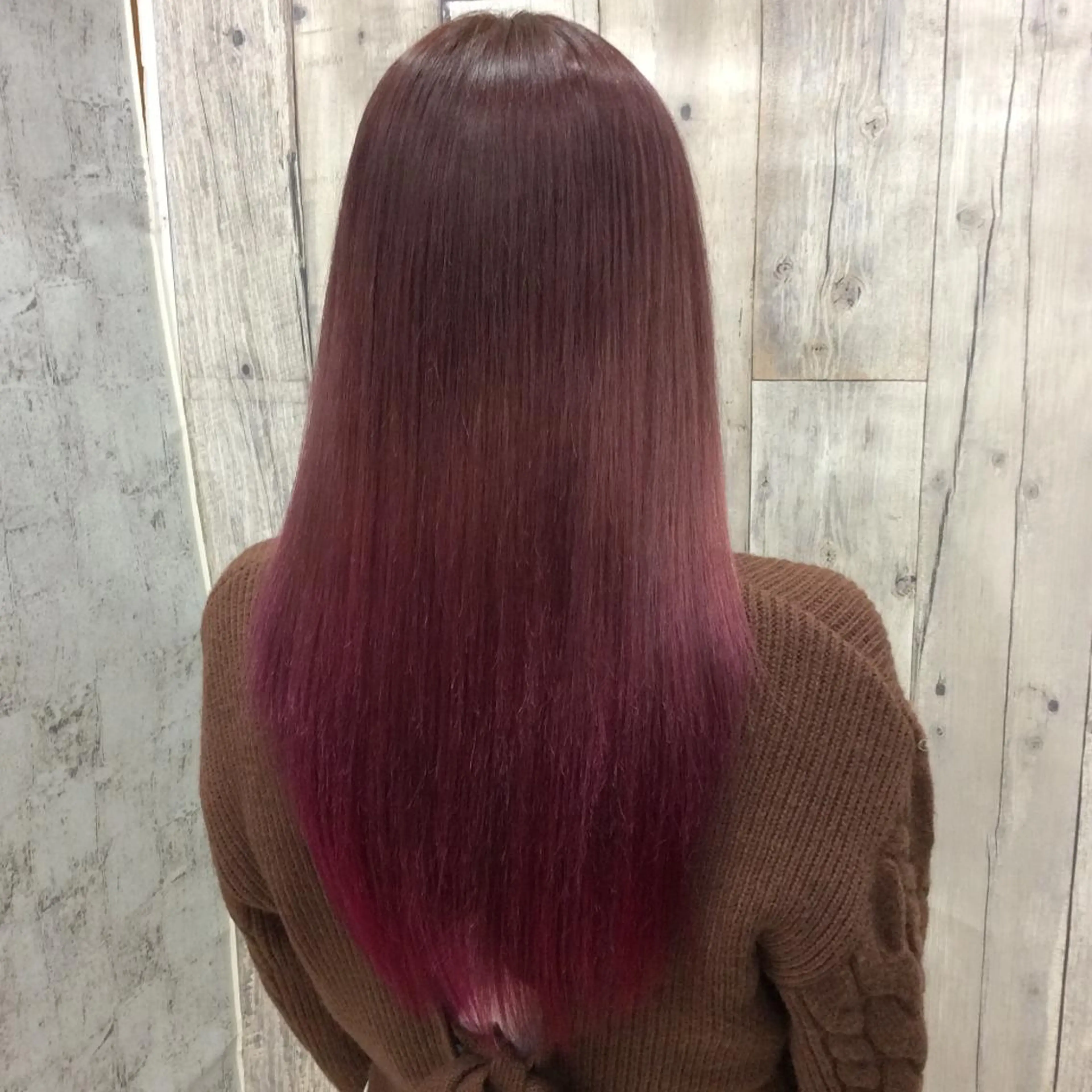 カラー ロング グラデーションカラー ラベンダーカラー ラベンダーピンク ピンクカラー ヘアカラー トリートメント sato shoheiのヘアスタイル