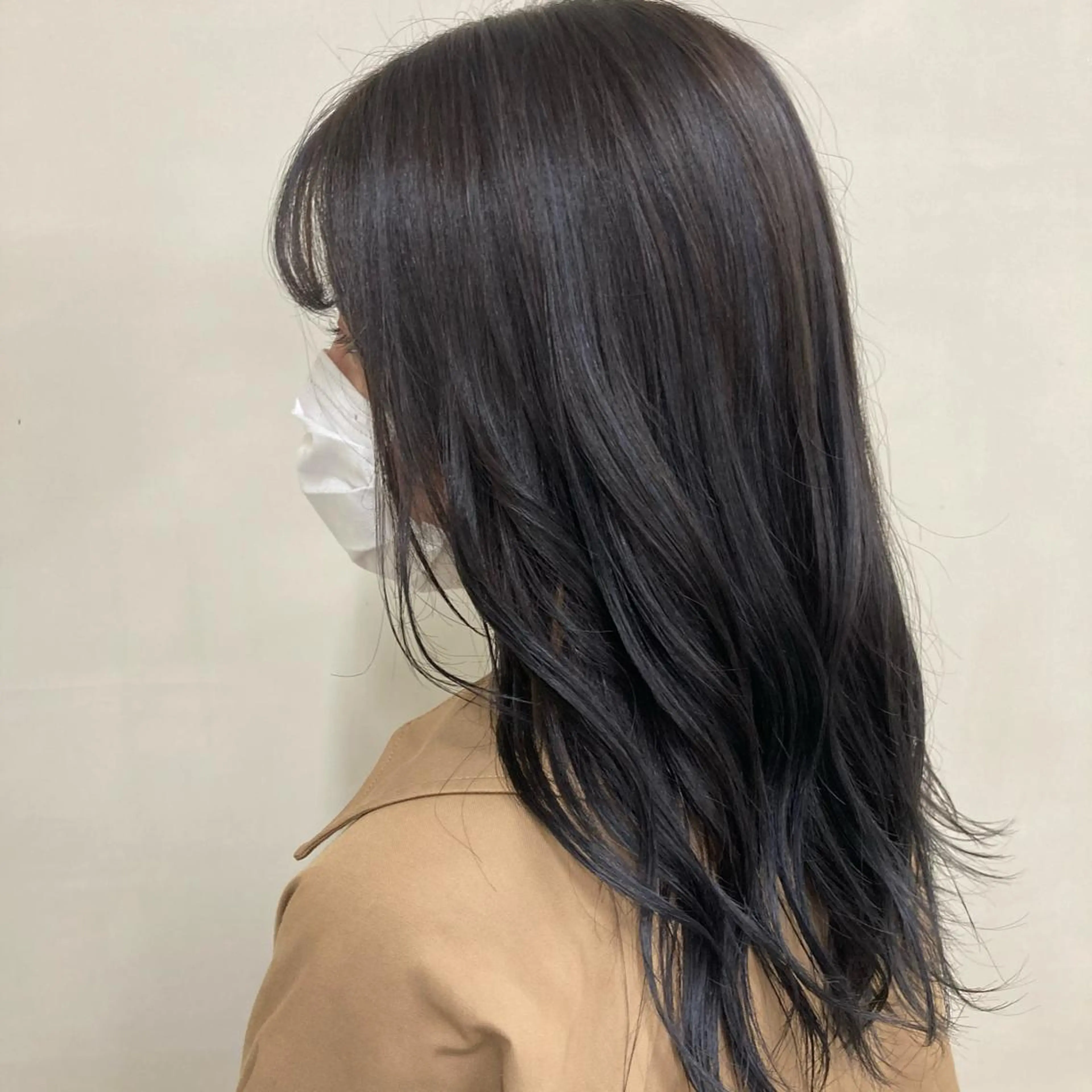 ミディアム カラー ウルフレイヤー エクステ/kokiのヘアスタイル