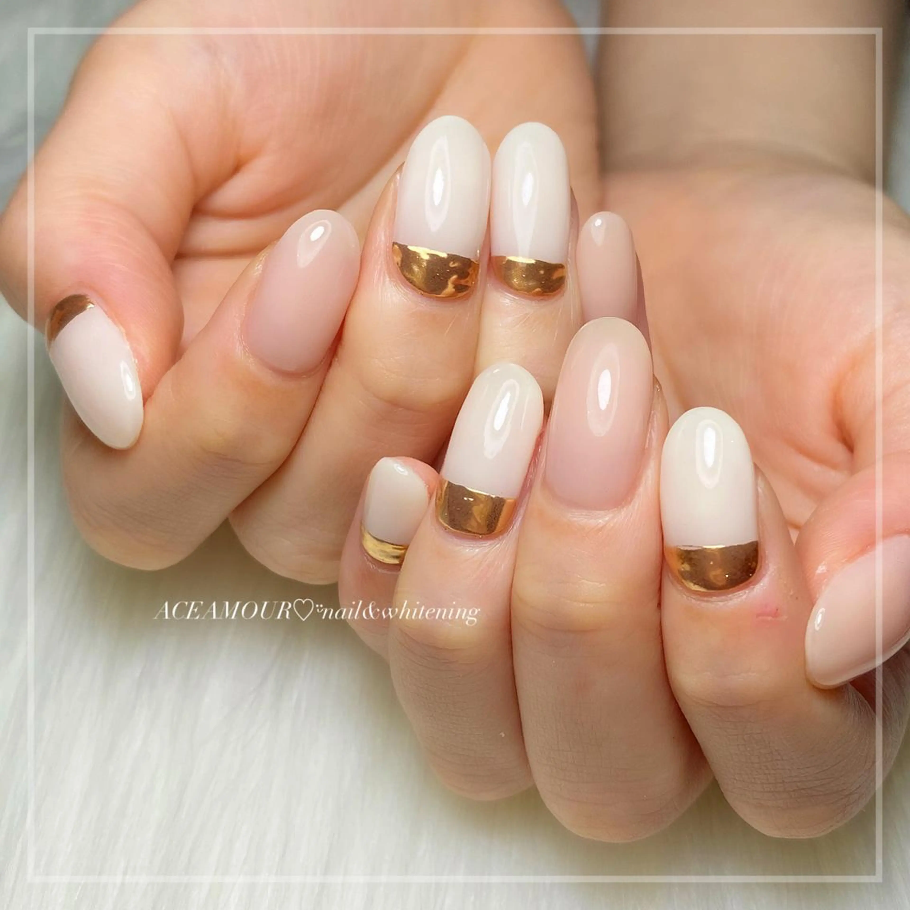 ネイル ネイル/耳つぼ /新ホワイトニングのネイルデザイン