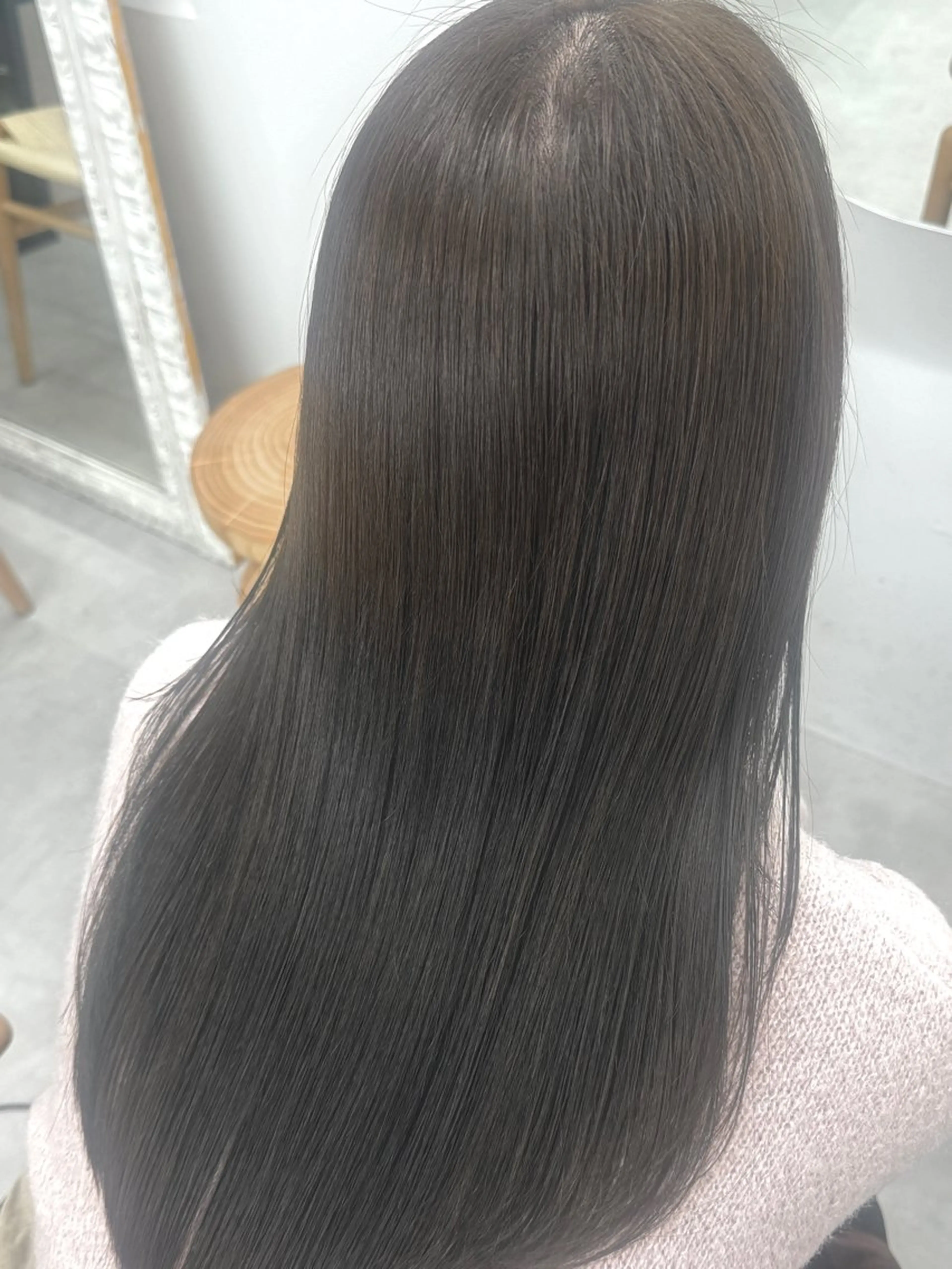 ロング カット ヘアカラー トリートメント ANNA🐾 艶カラー/水素カラーのヘアスタイル