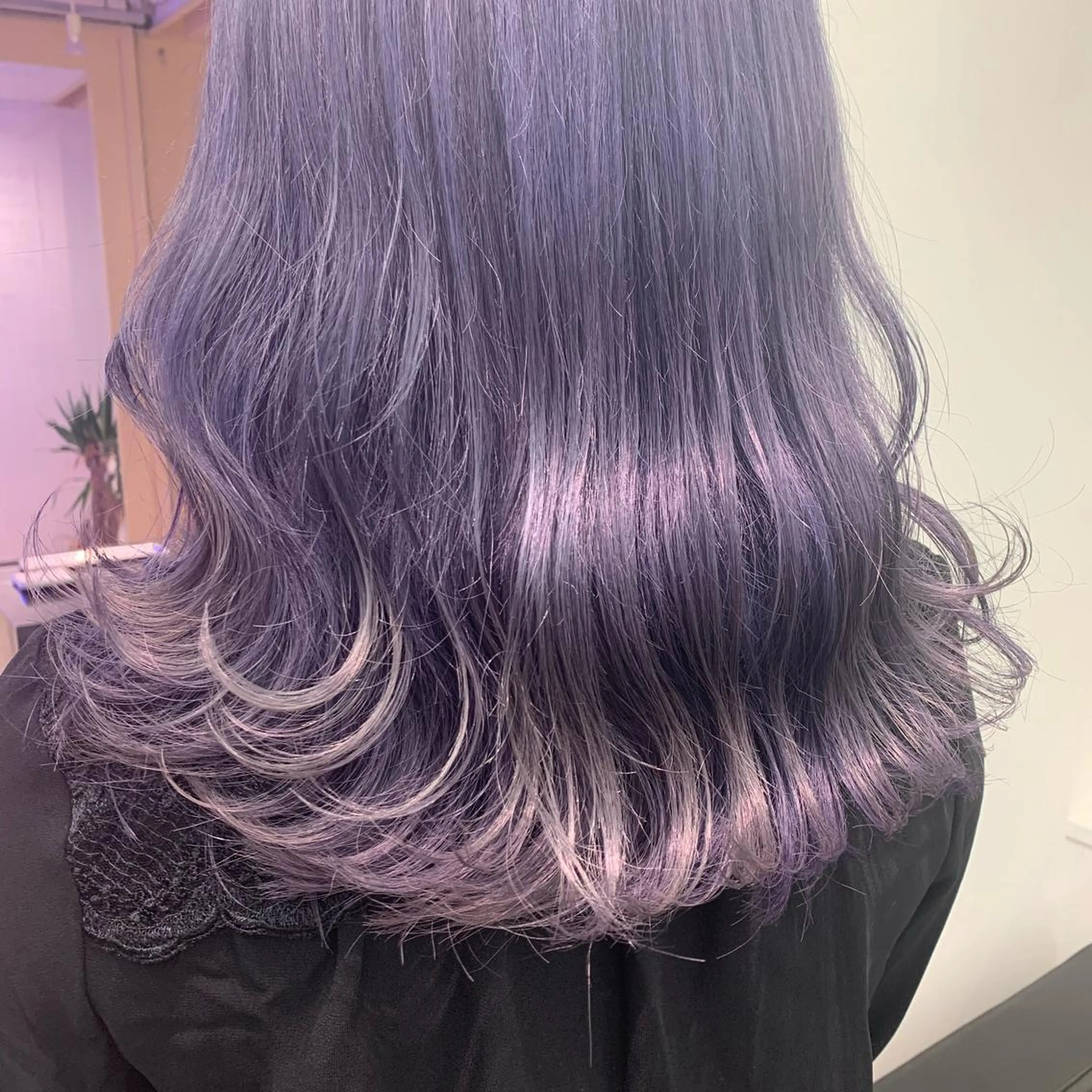 ミディアム カラー 韓国🤍ワンホンヘア みかん🇨🇳のヘアスタイル