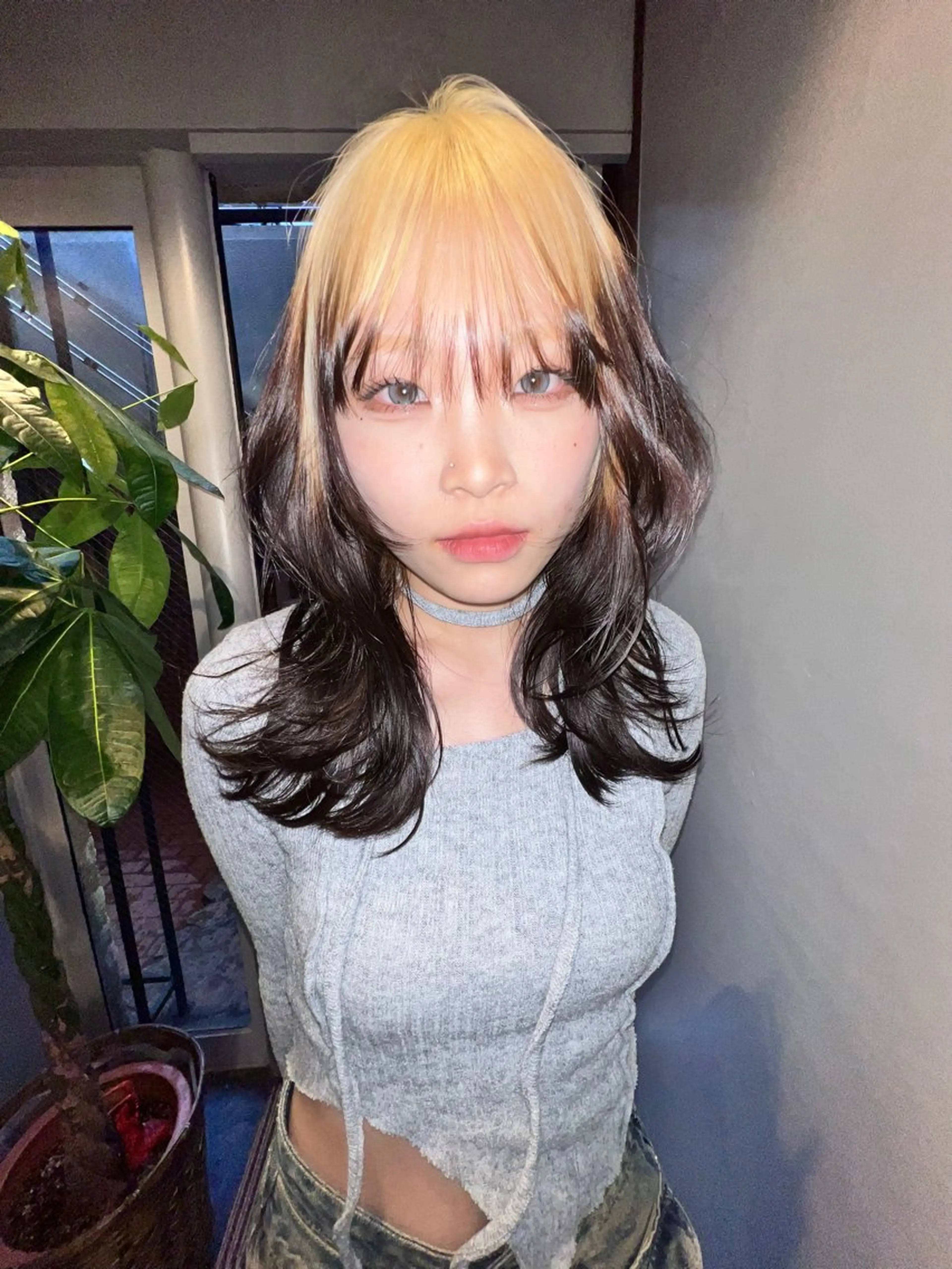 ロング カラー カット ヘアカラー haco＋所属・圧倒的デザイン力 店長🎨RENAのヘアスタイル