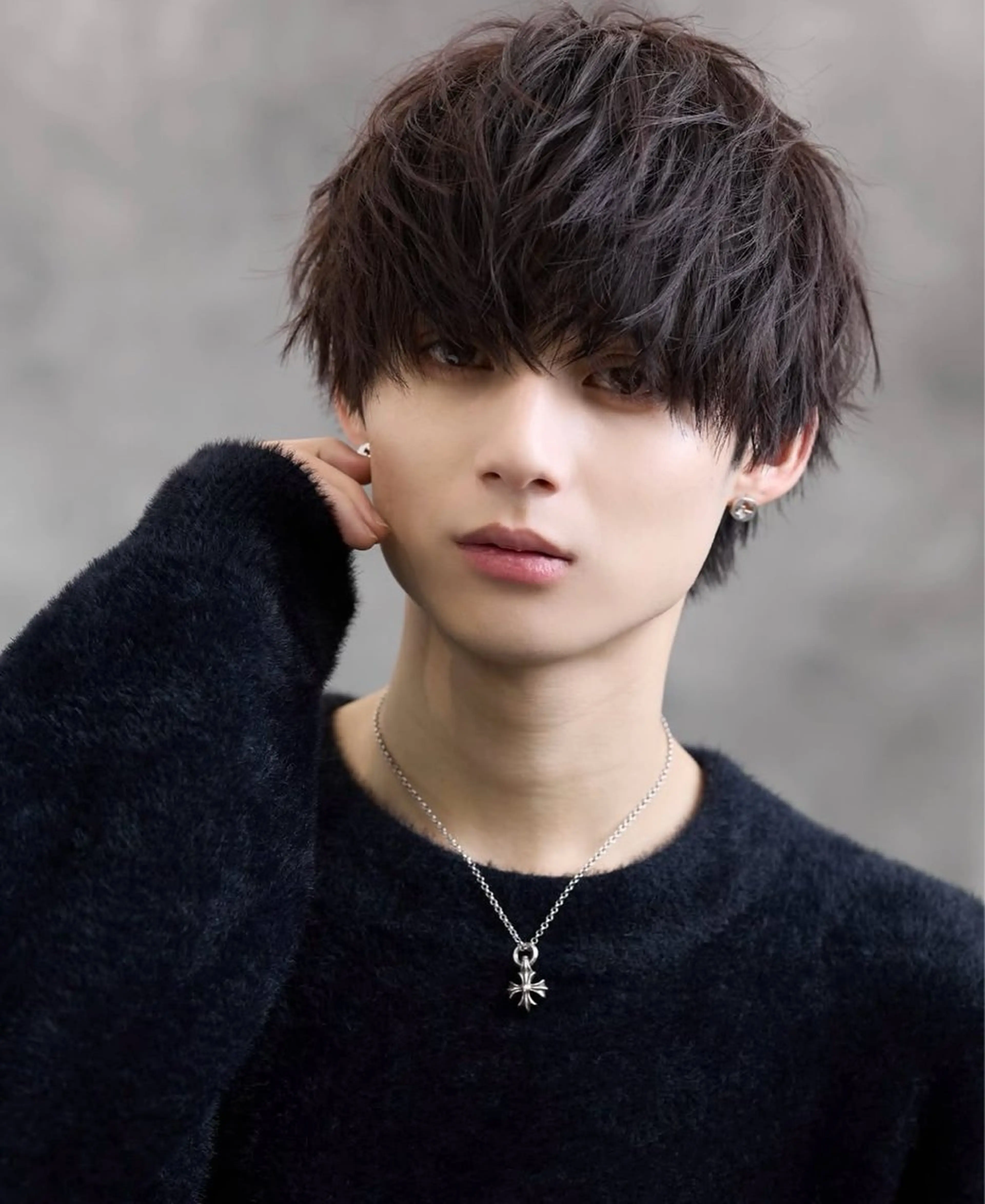 メンズ 縮毛矯正・透明感 カラー💙acoのヘアスタイル