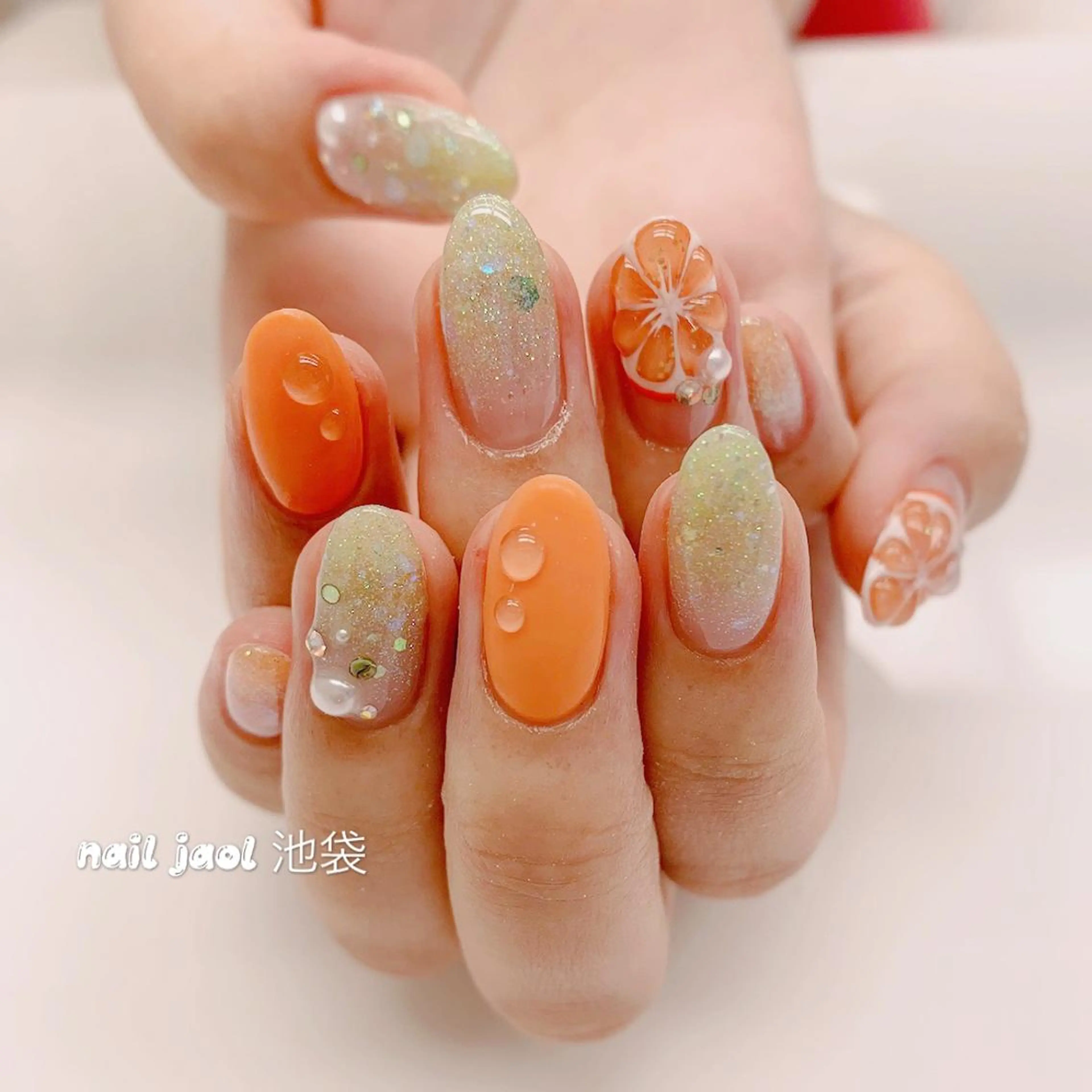 ミディアム ネイルJaol 池袋のネイルデザイン