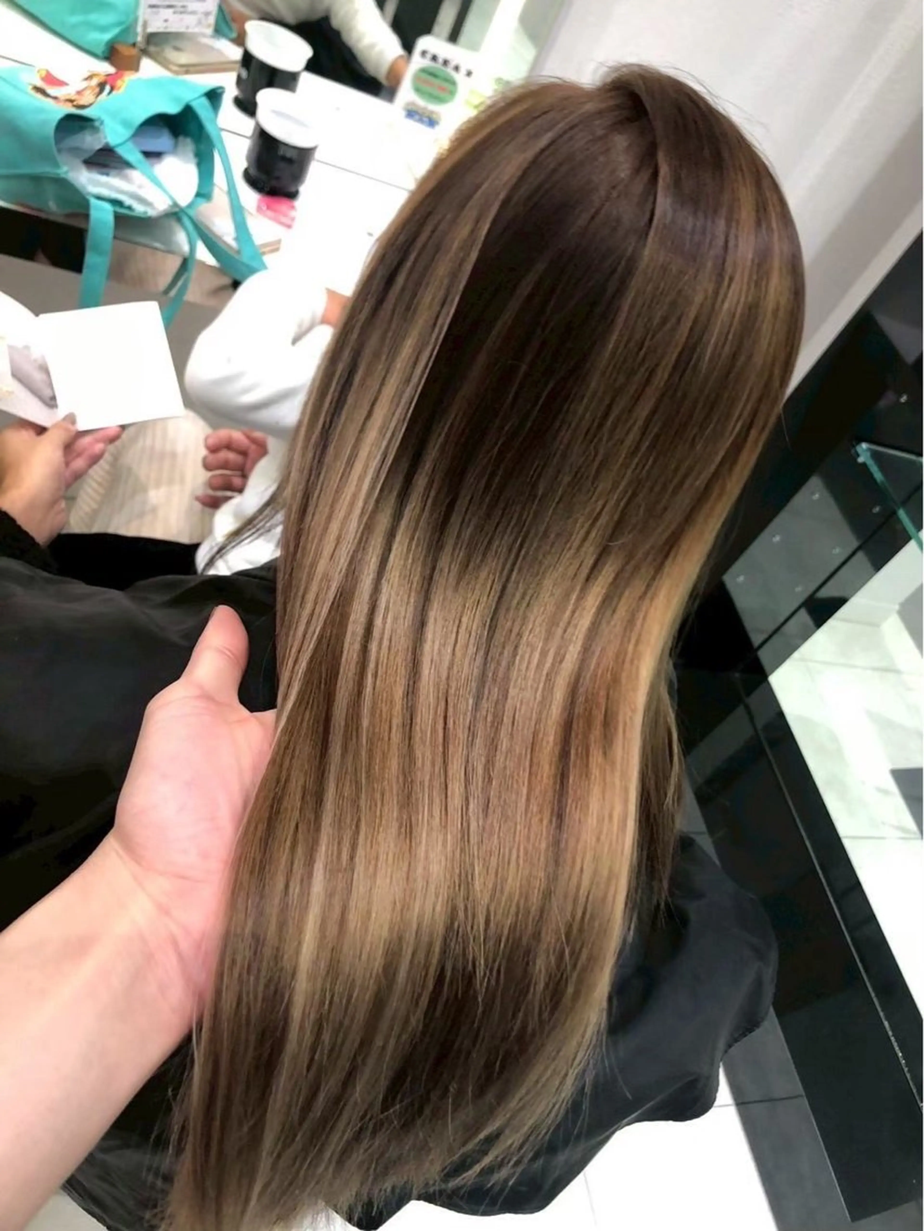 ロング トリートメント カラー/ツヤ髪/ ヘッドスパ/りおんのヘアスタイル