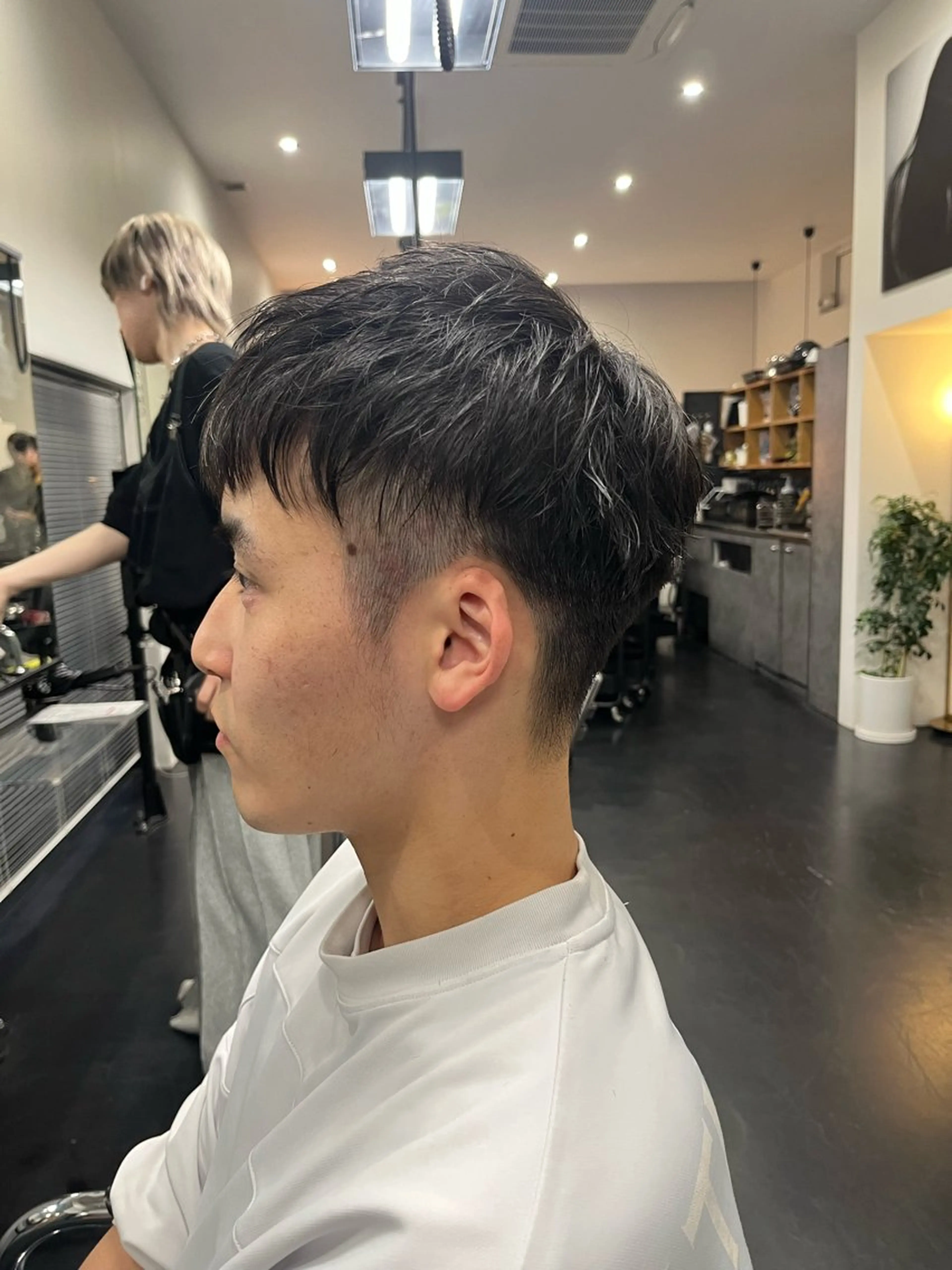 ショート メンズ パーマ/縮毛矯正 揚村武斗のヘアスタイル