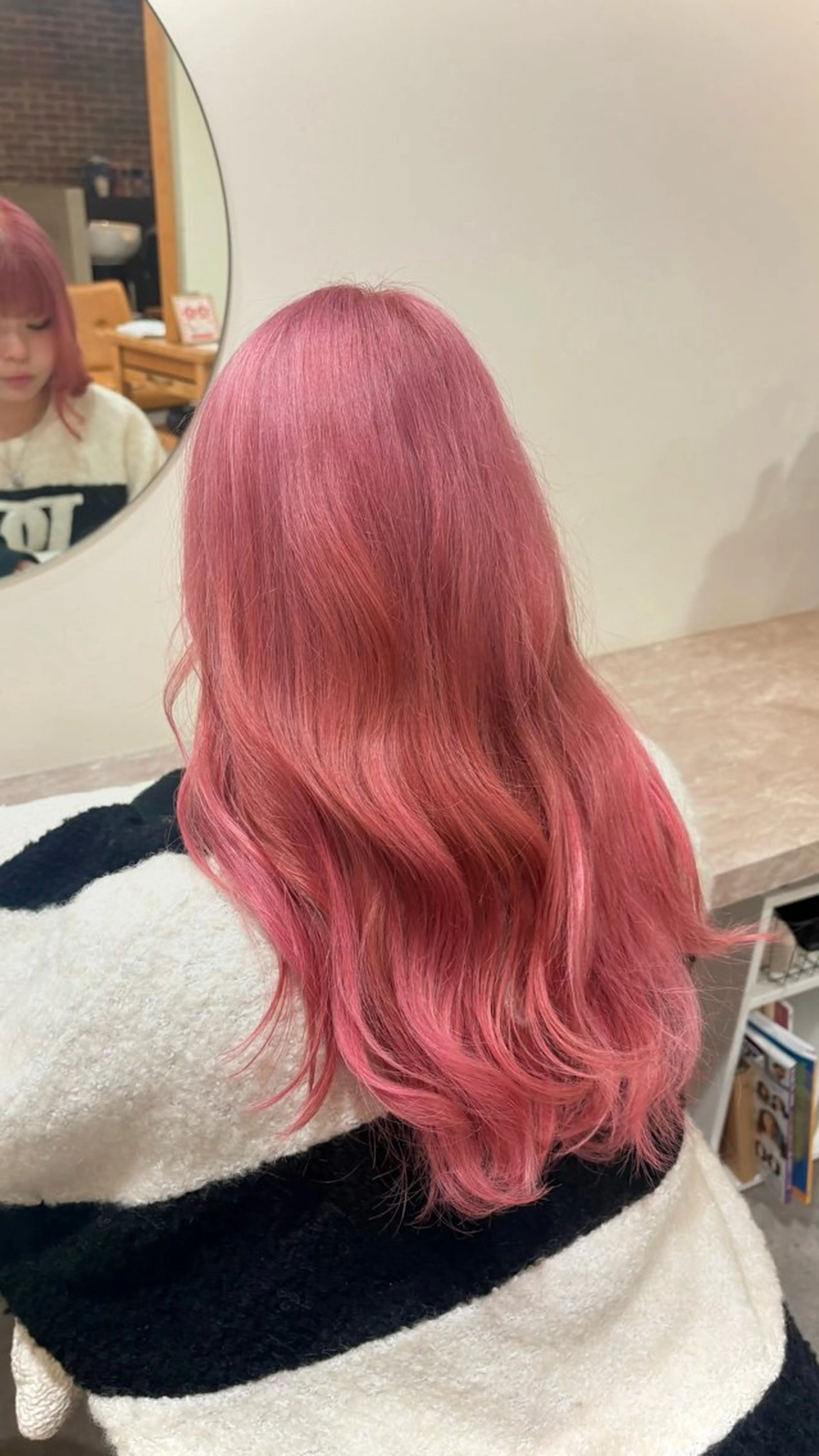 ロング カット ヘアカラー 艶カラー🫧/韓国 レイヤー/愛珠🎀のヘアスタイル