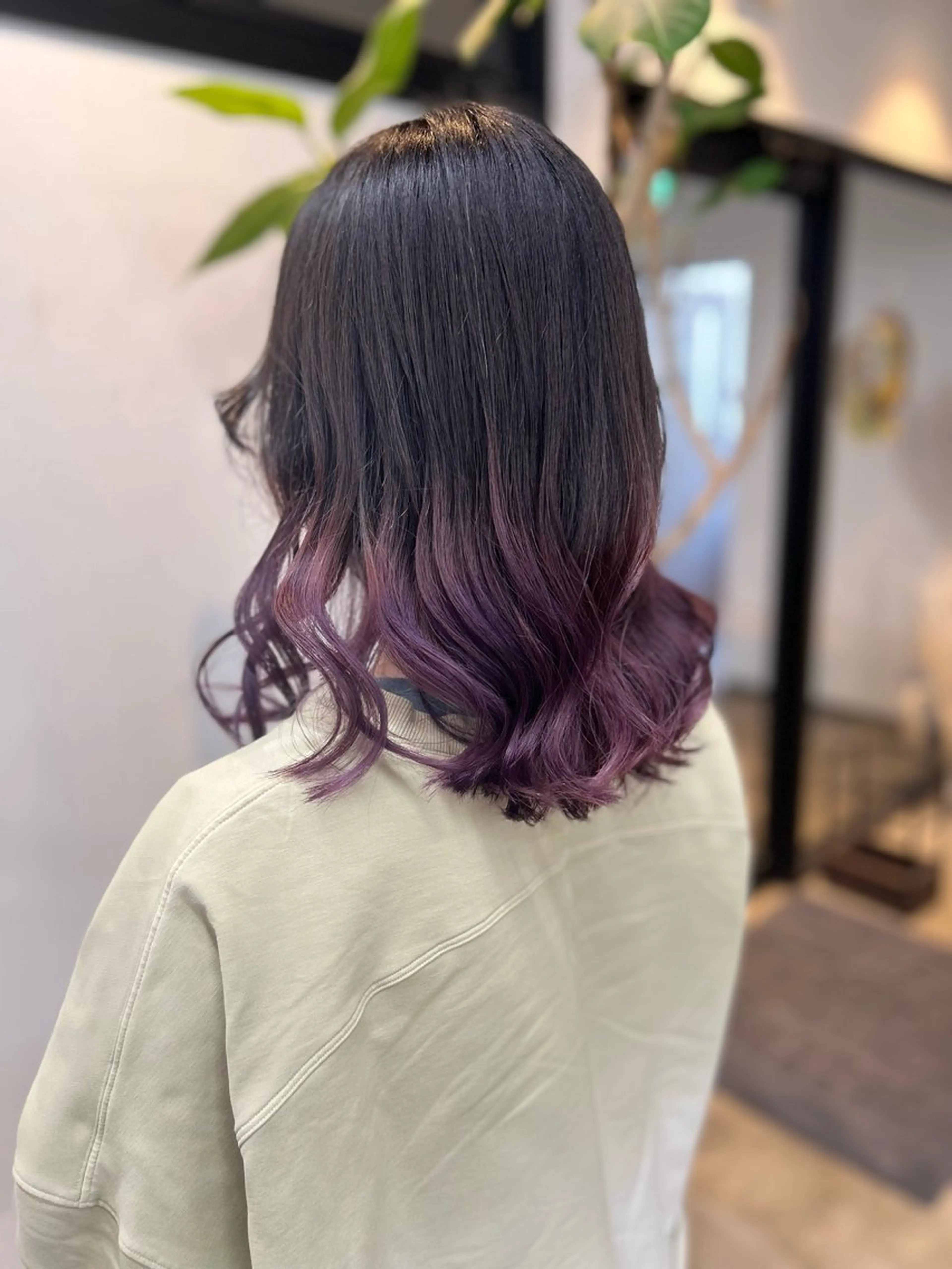 セミロング カラー グラデーションカラー カット ヘアカラー トリートメント 🎀たな 🧸のヘアスタイル