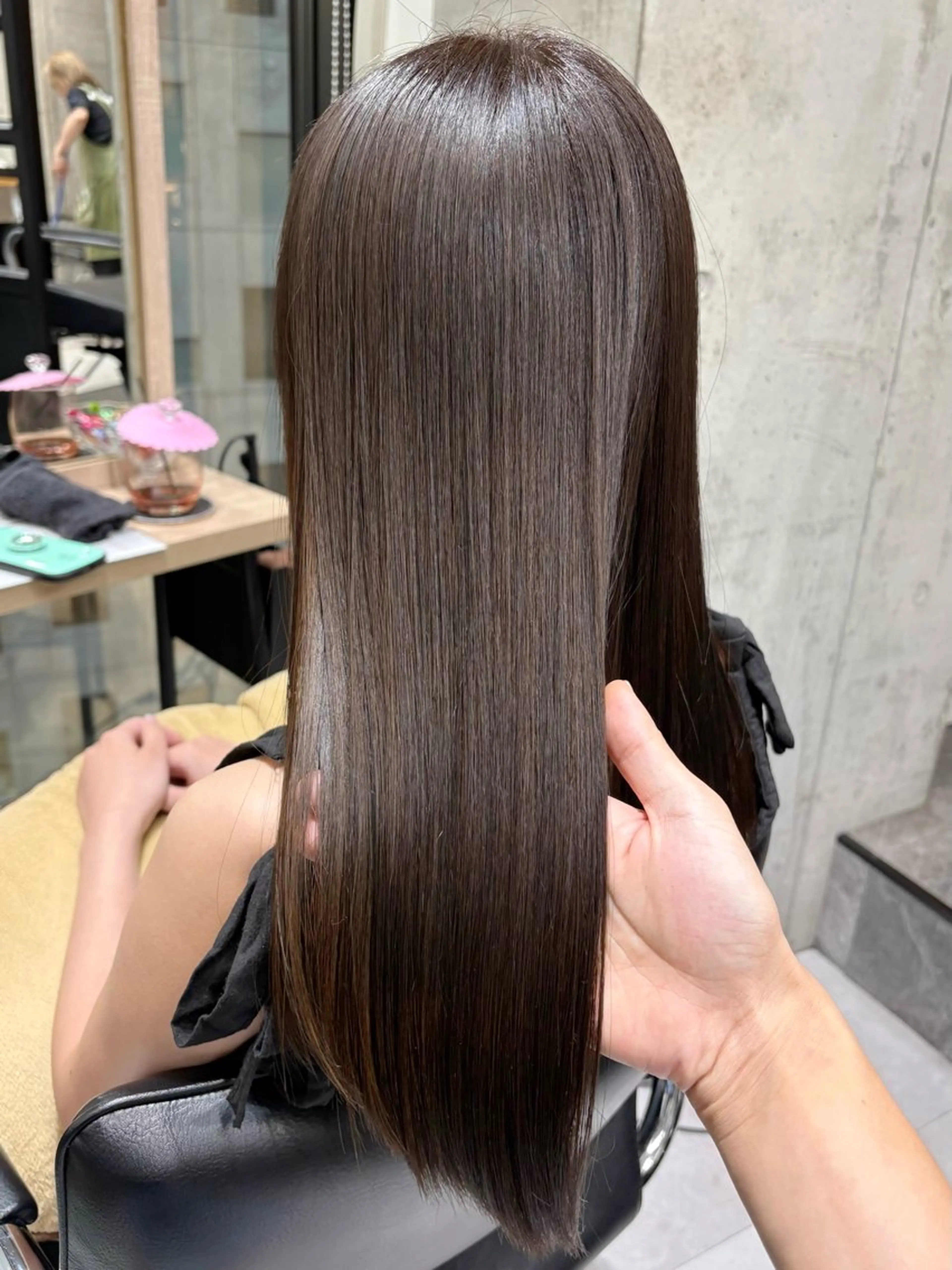 ロング カラー うる艶カラー/恵比寿 ベージュ/丸山陽平のヘアスタイル