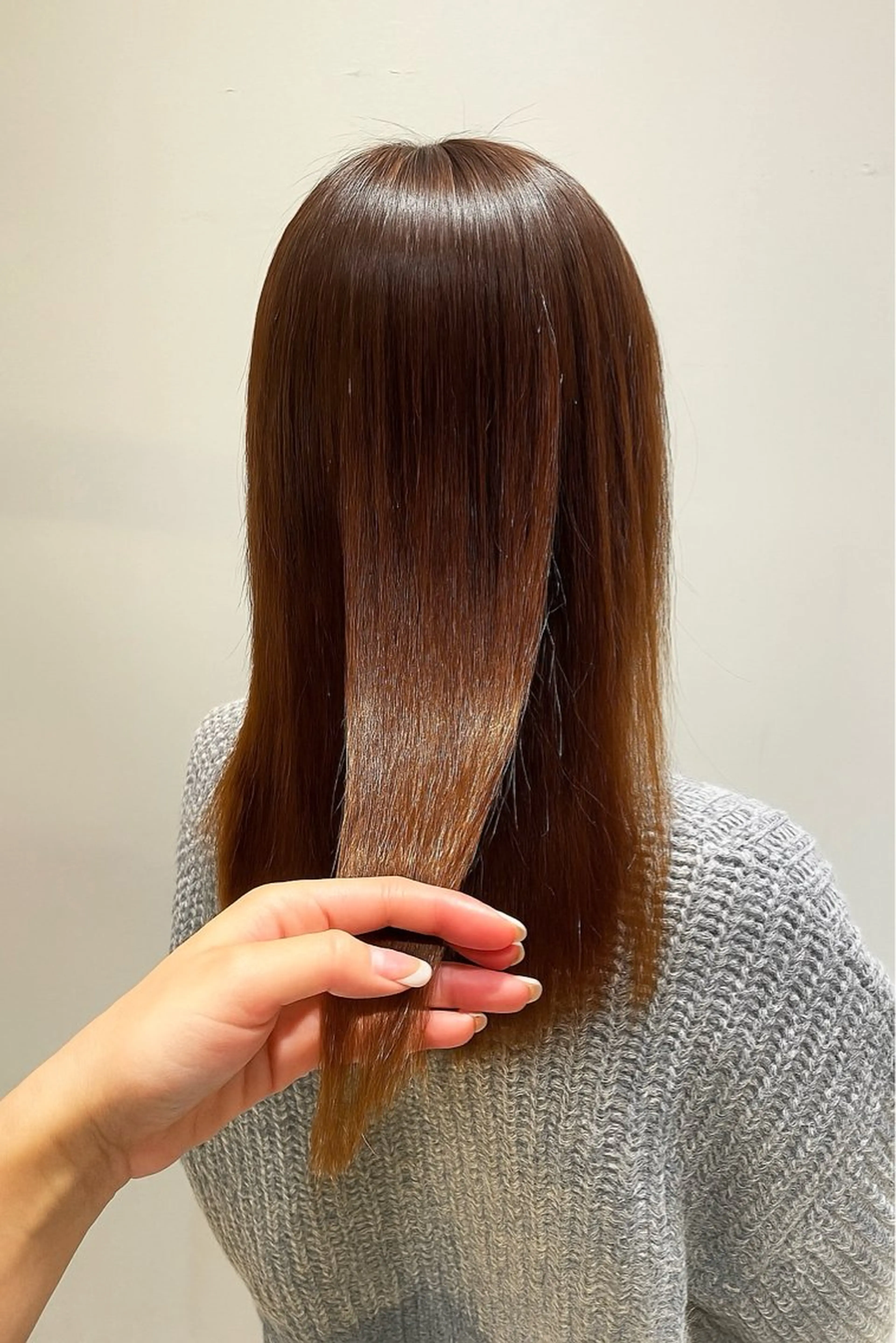 ミディアム 縮毛矯正 トリートメント ❁⃘ ち だ り さ ❁⃘のヘアスタイル