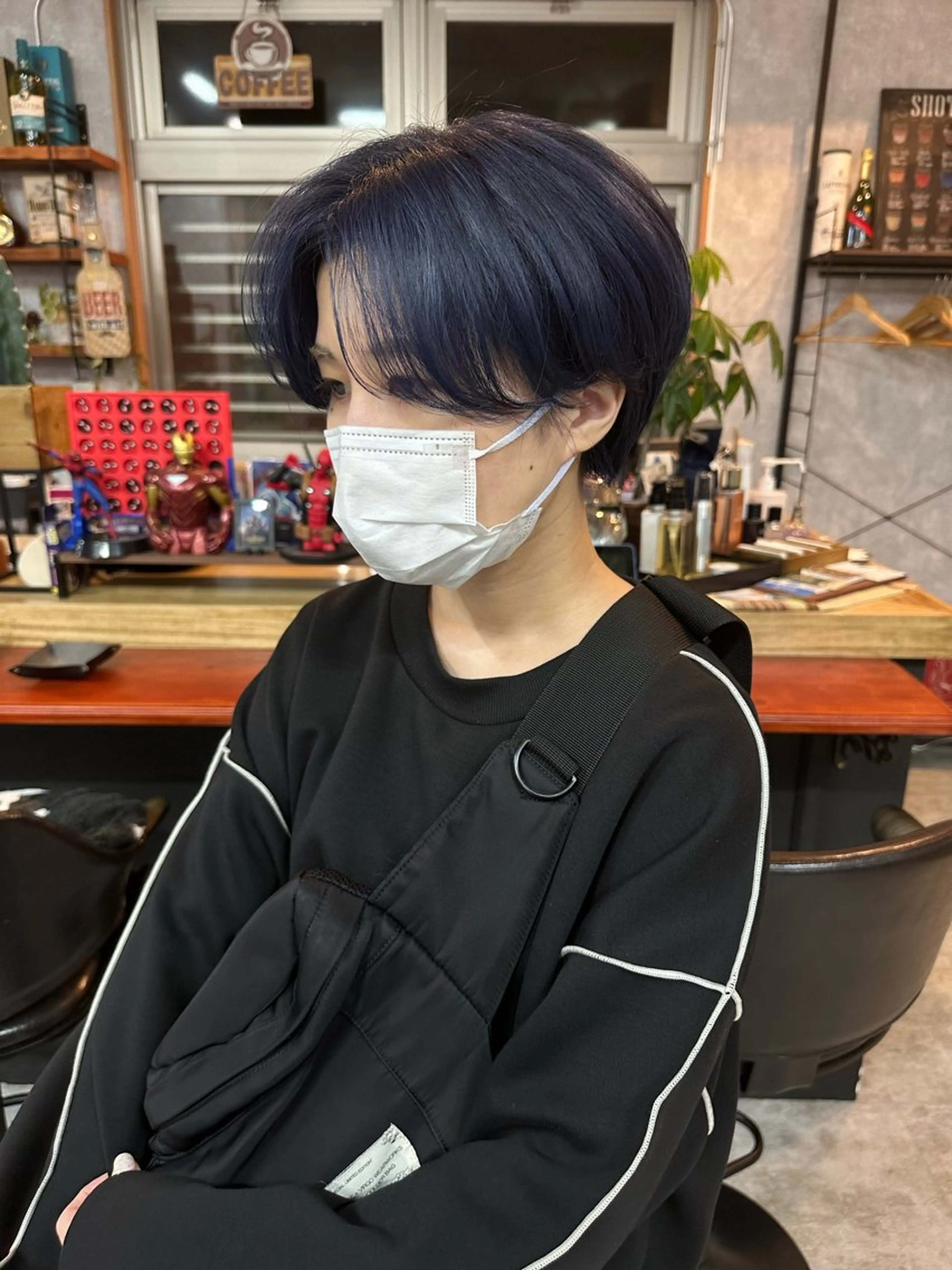 ショート 切りっぱなしボブ ショートボブ ハンサムショート 丸みショート ボブ モテ髪/ボブ/ショー ト/アダチフウトのヘアスタイル