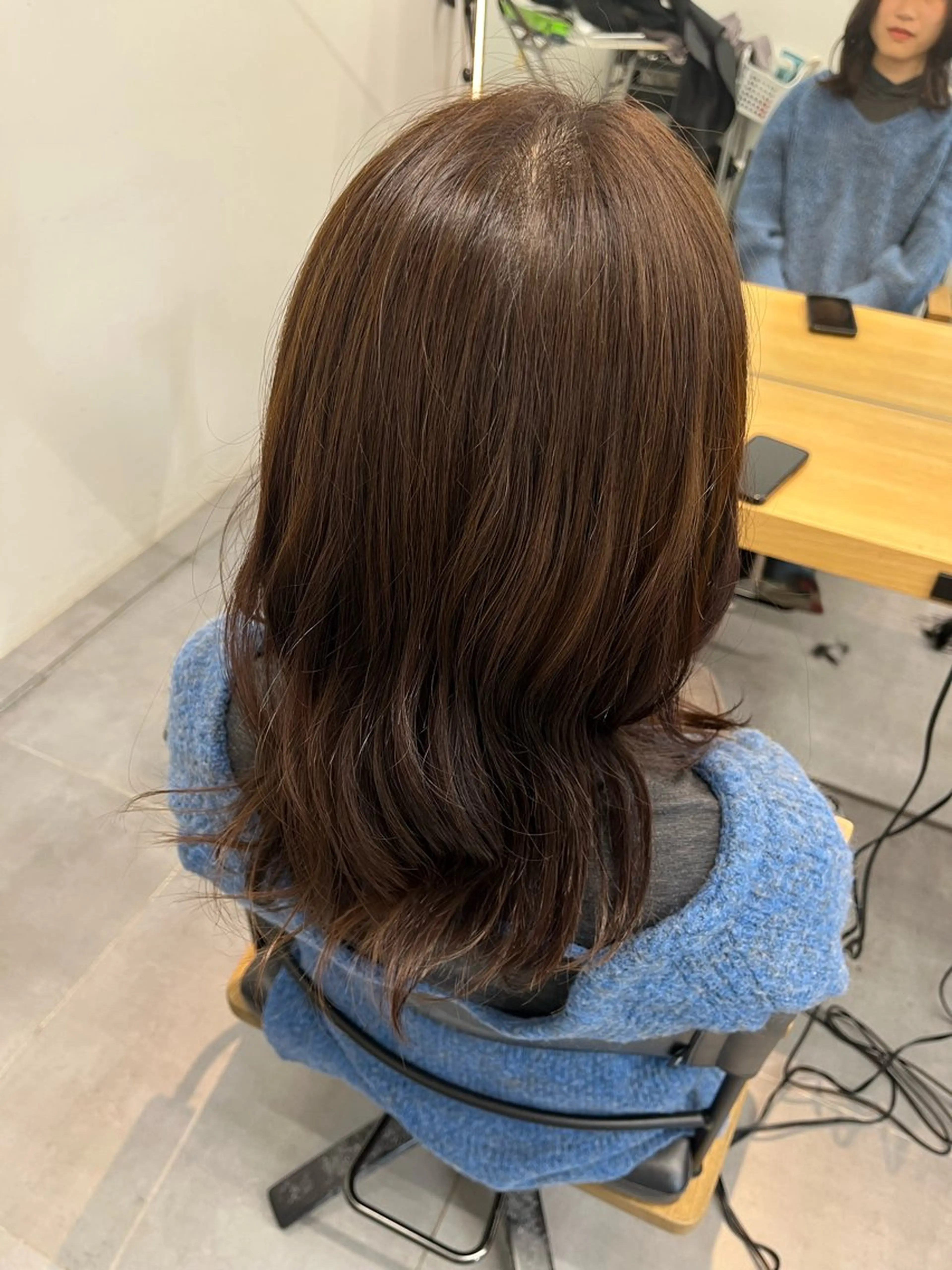 セミロング カラー ベージュカラー ヘアカラー トリートメント Rubik's×Balance天王寺×ミルボンAujua認定サロン所属・miu / Balance天王寺のヘアスタイル