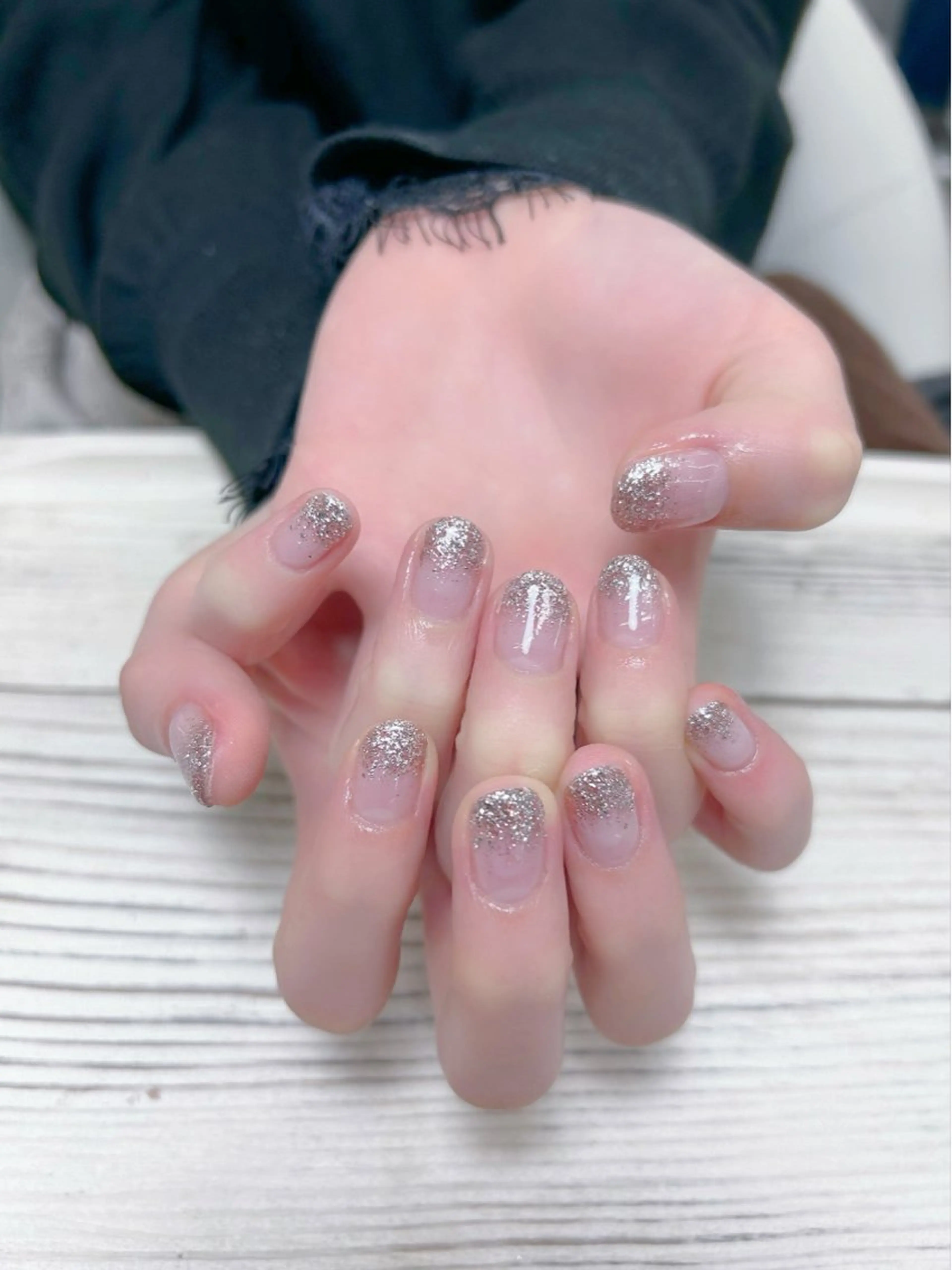 ネイル ジェルネイル ラメ(グリッター) MAXKELLY MAIのネイルデザイン