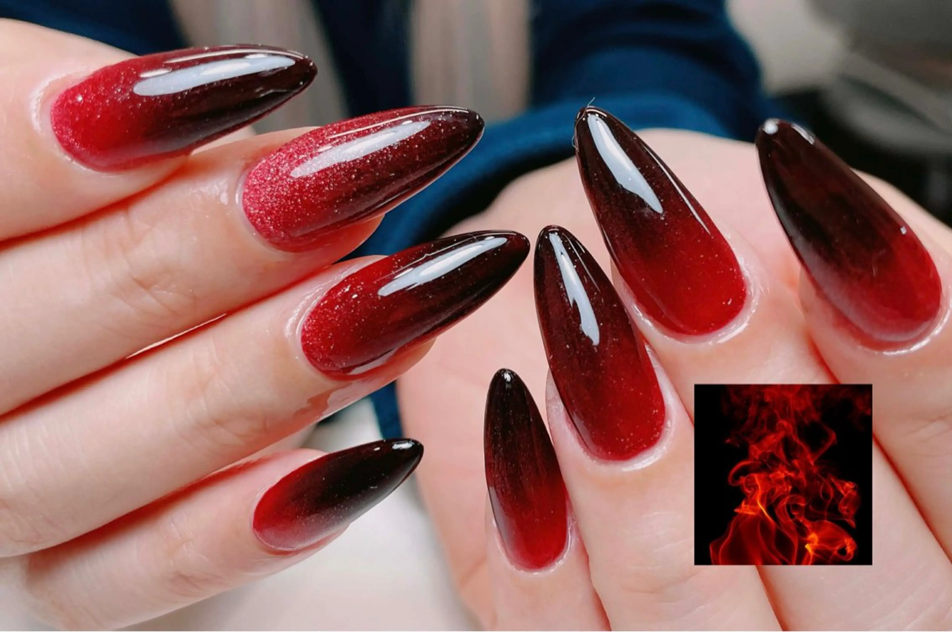 【HAND】うる艶マグネット×グラデーションの写真