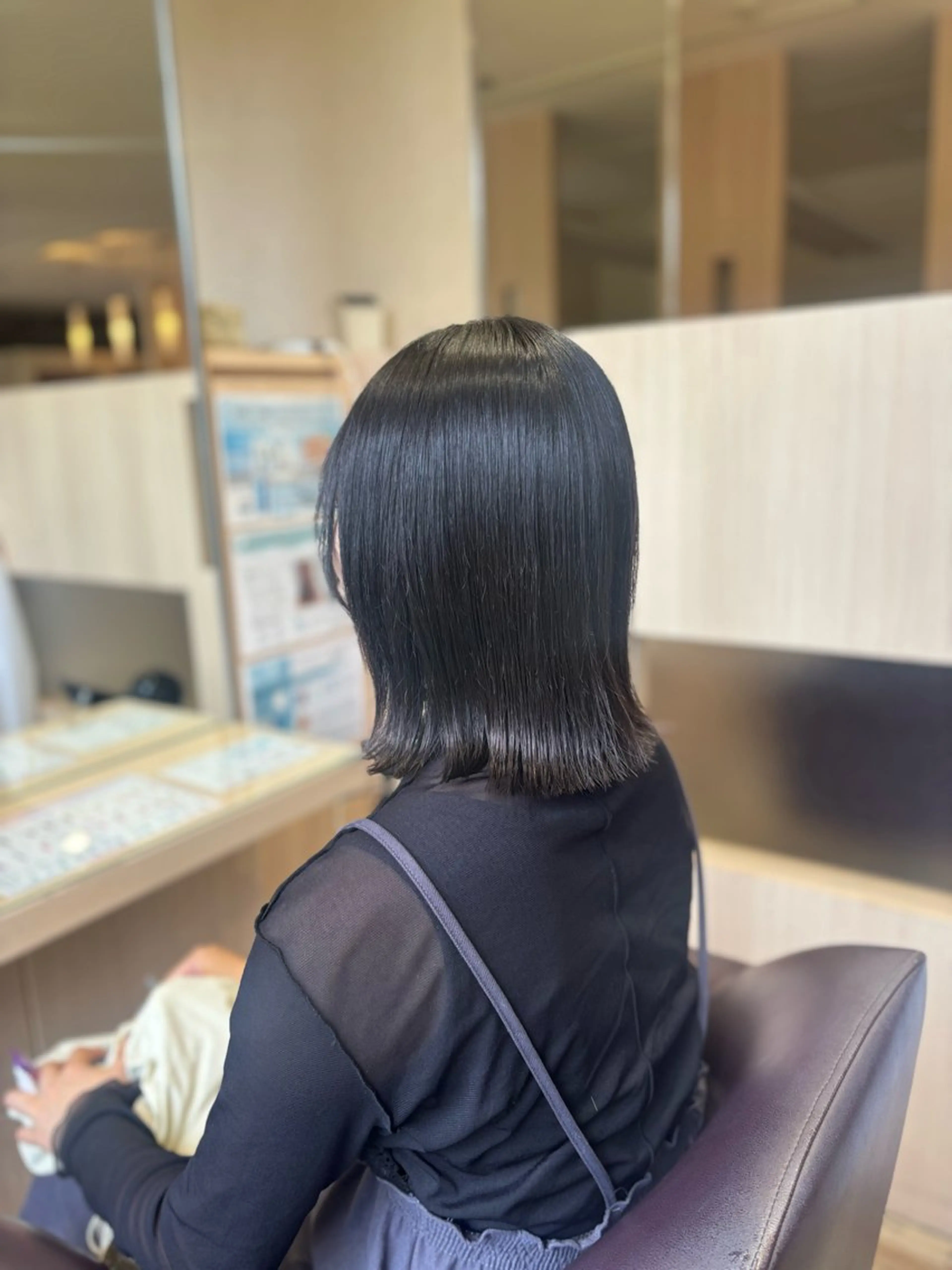 ミディアム 下澤 天音のヘアスタイル