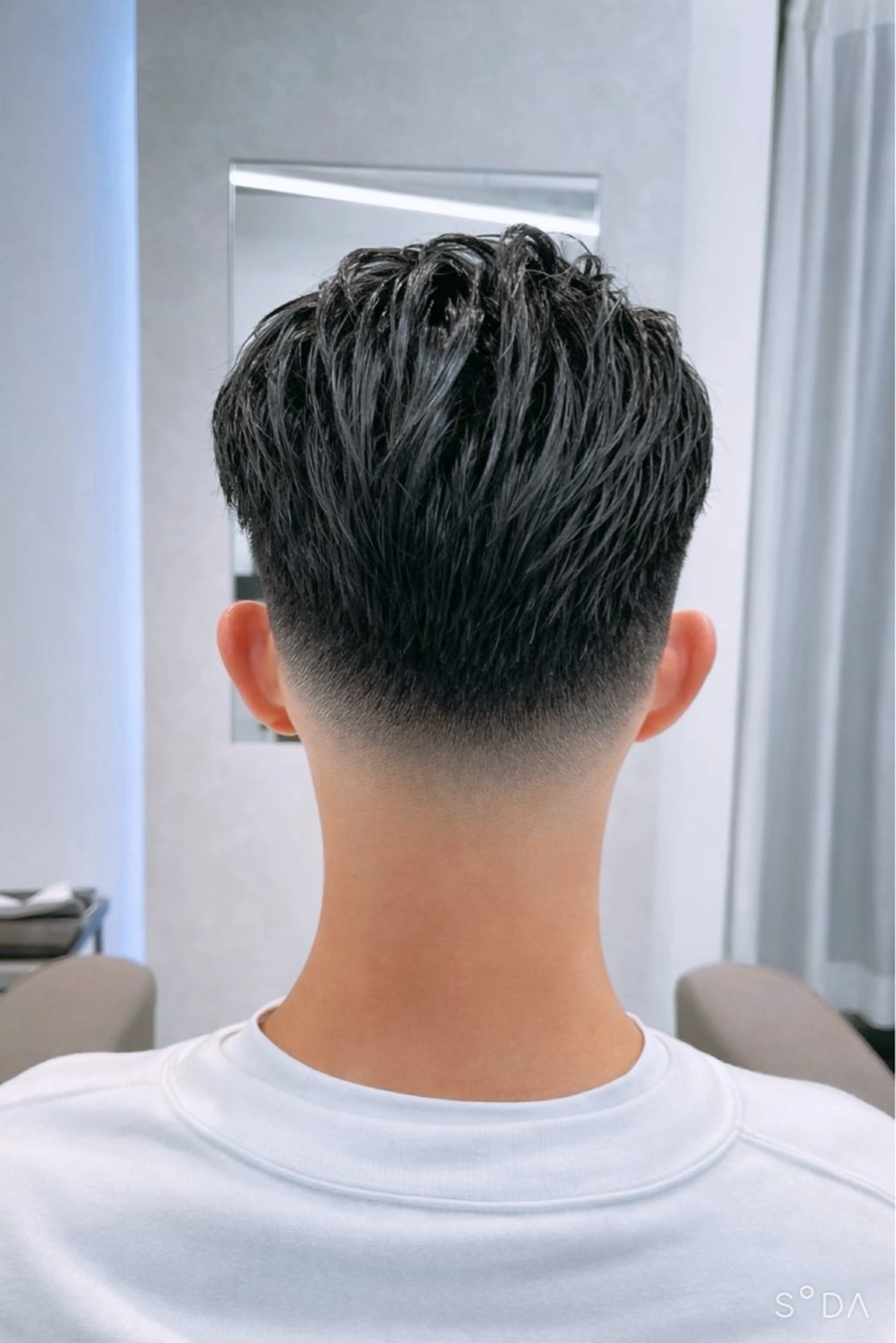 ショート カット ヘッドスパ 【木場✂️理容室】 メンズ清潔感カットのヘアスタイル