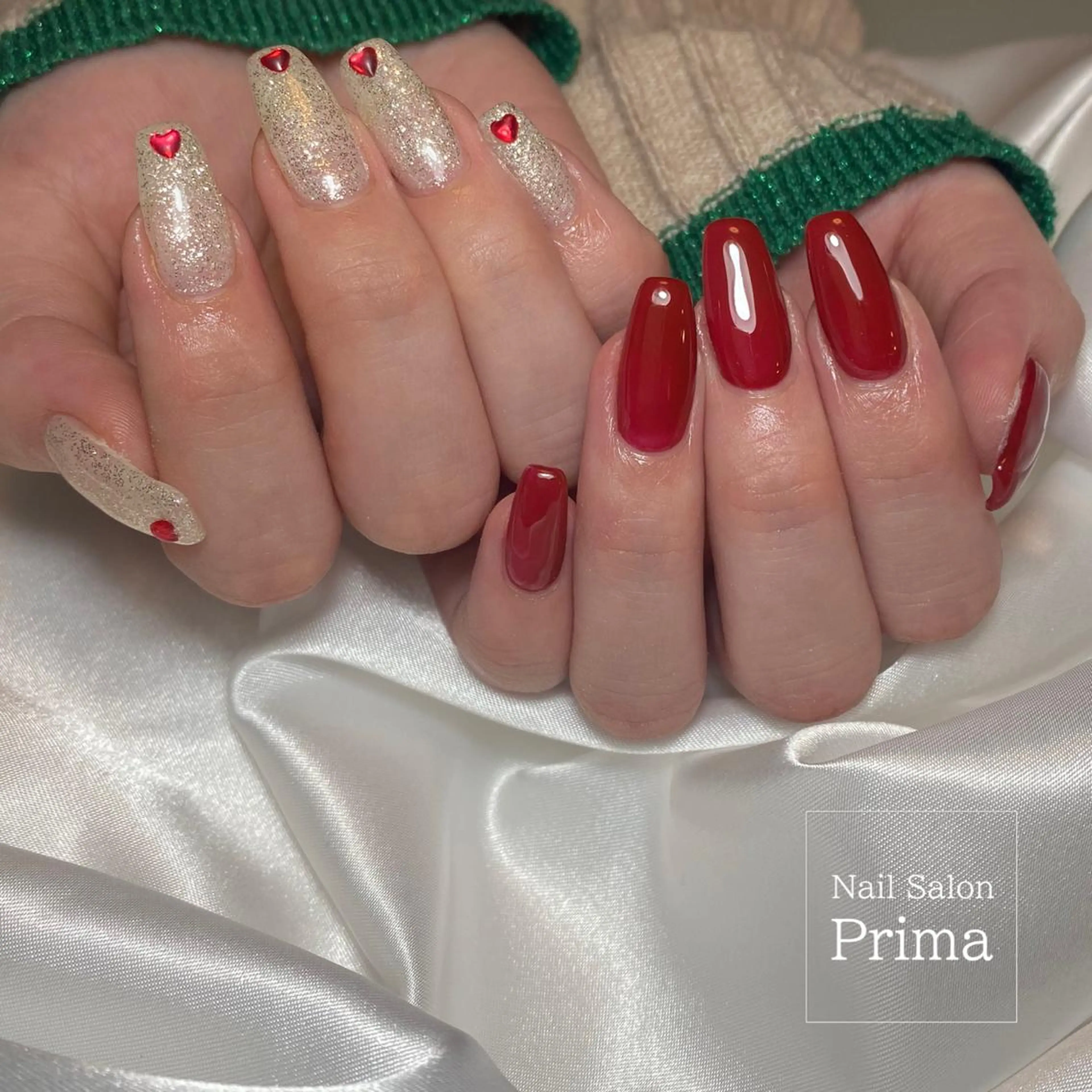 セミロング ネイル アートネイル SalonPrima Nail & Eyeのネイルデザイン