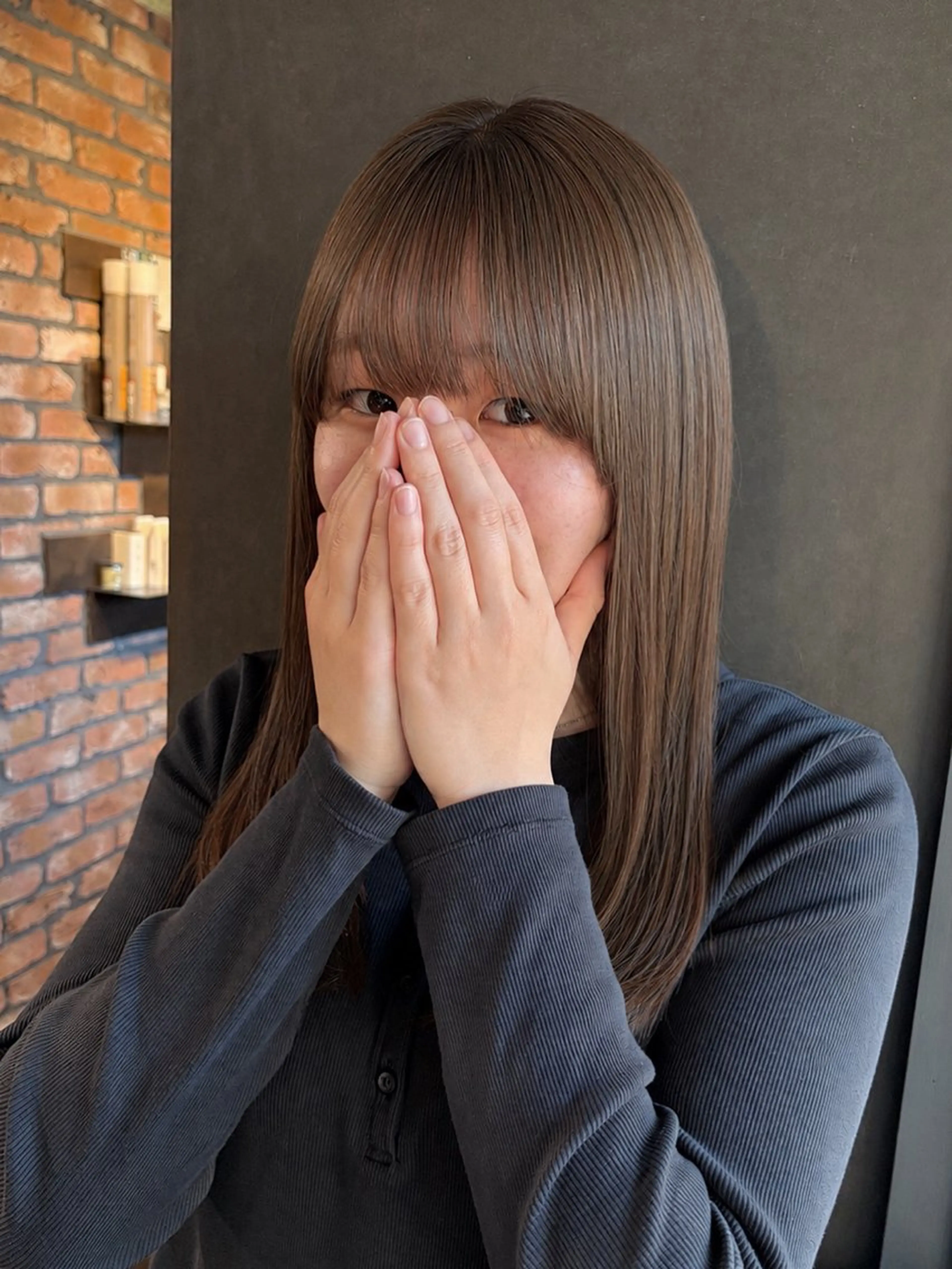 ミディアム ヘアカラー トリートメント 🐒みき ゆうか🐒のヘアスタイル