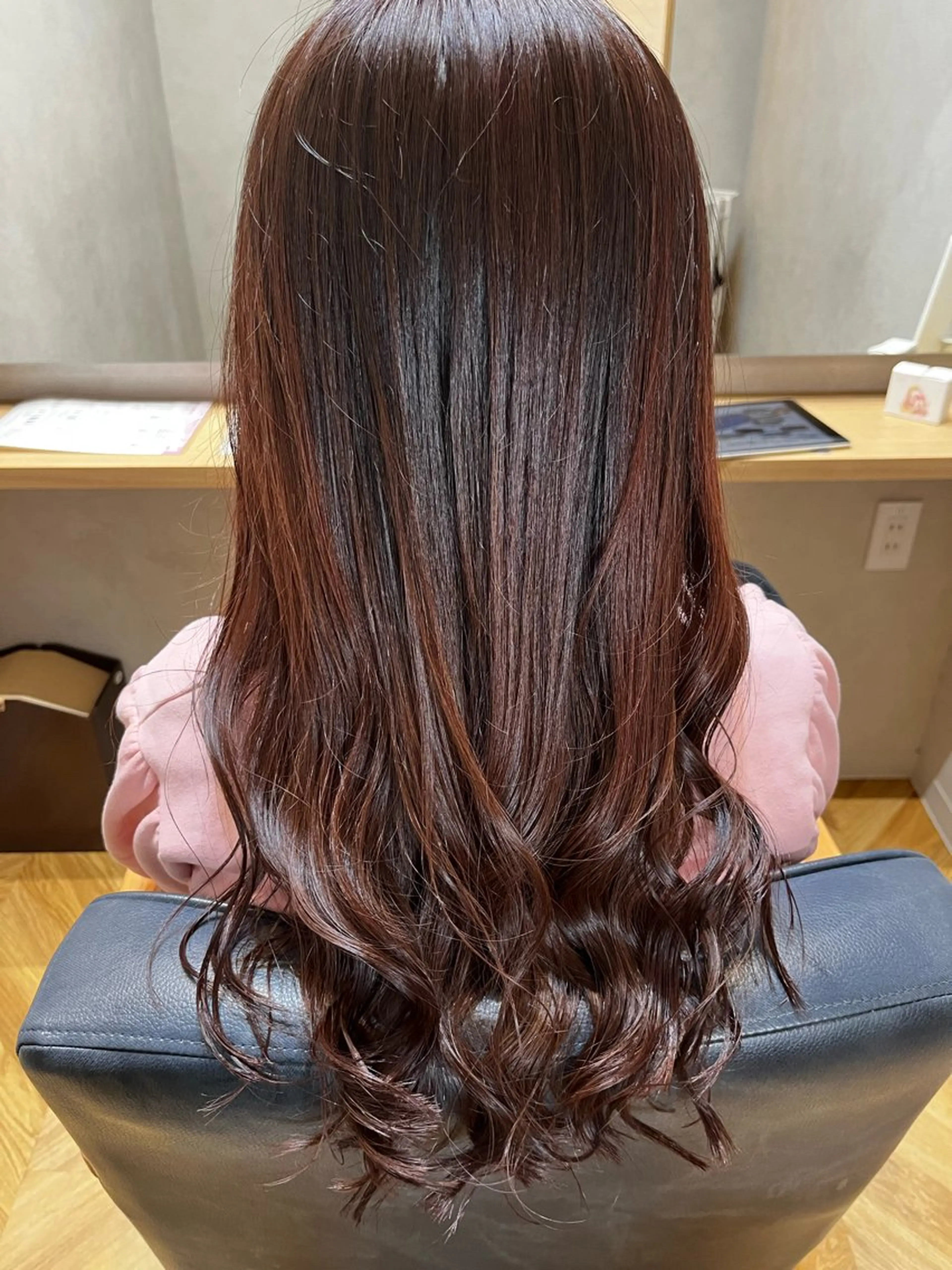 セミロング カラー 💜N°大分💜 三浦のヘアスタイル
