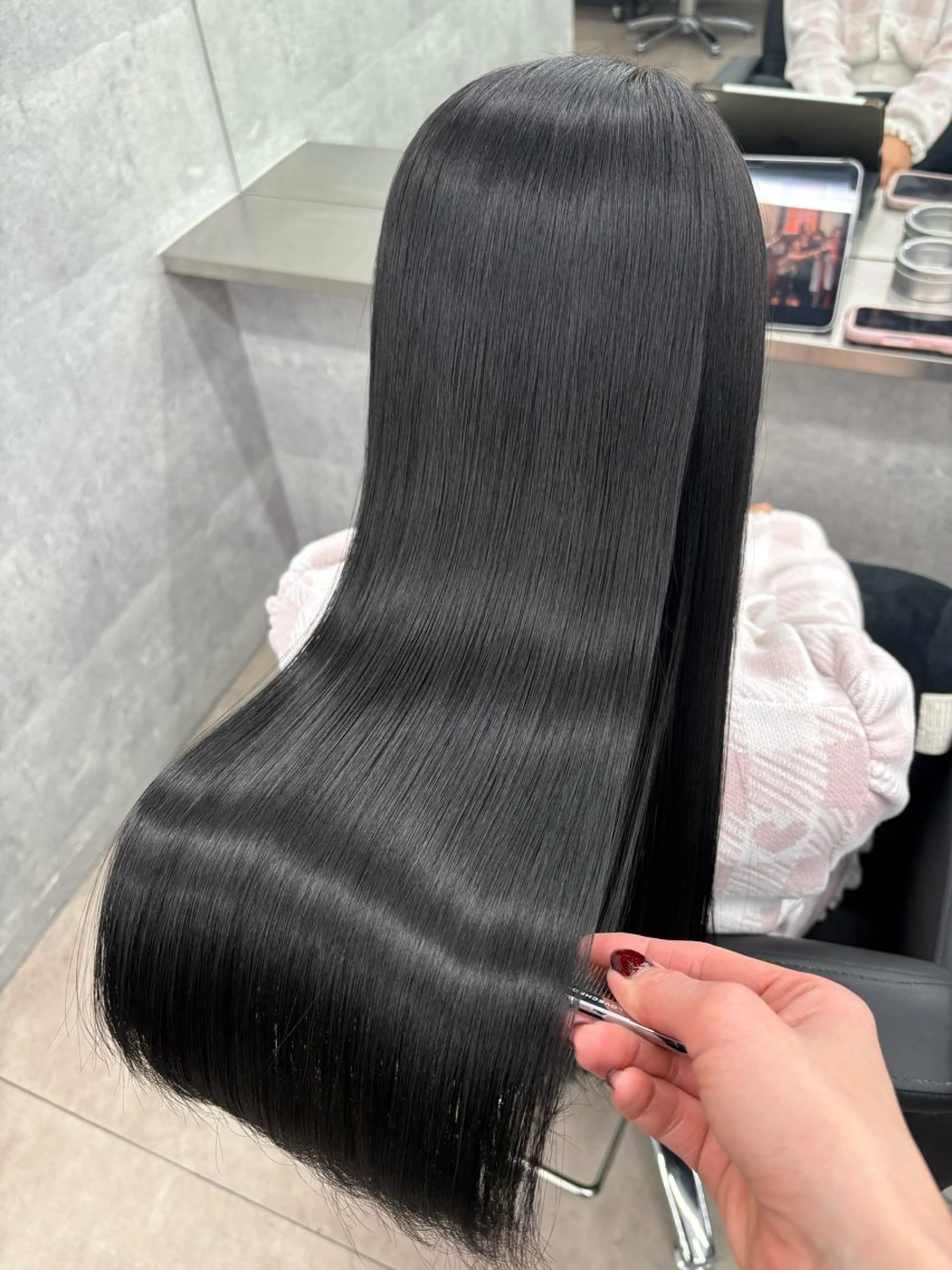 ロング カラー 髪質改善/ﾚｲﾔｰ ｶｯﾄ/店長/原島のヘアスタイル