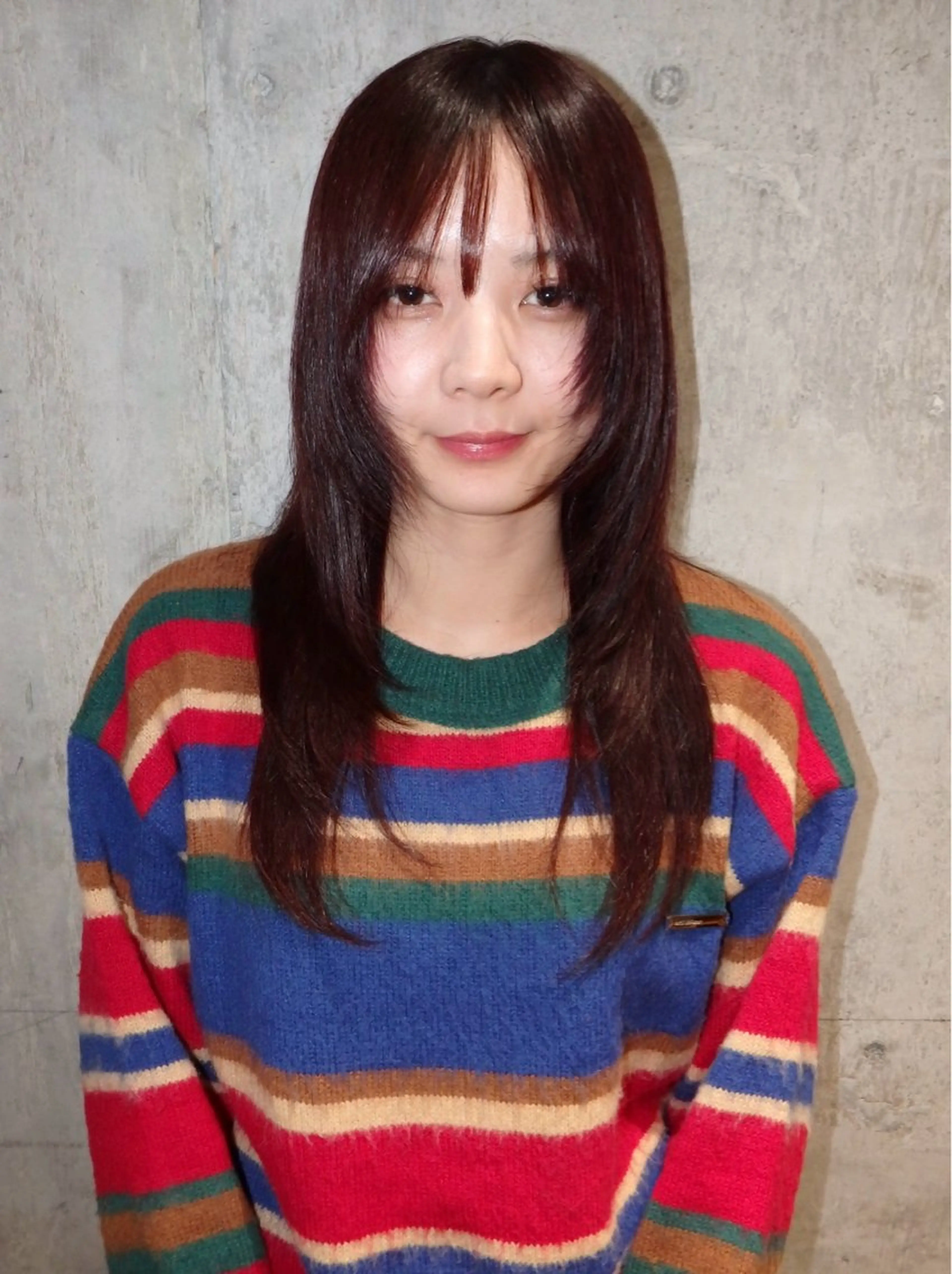 レイヤーカットの写真