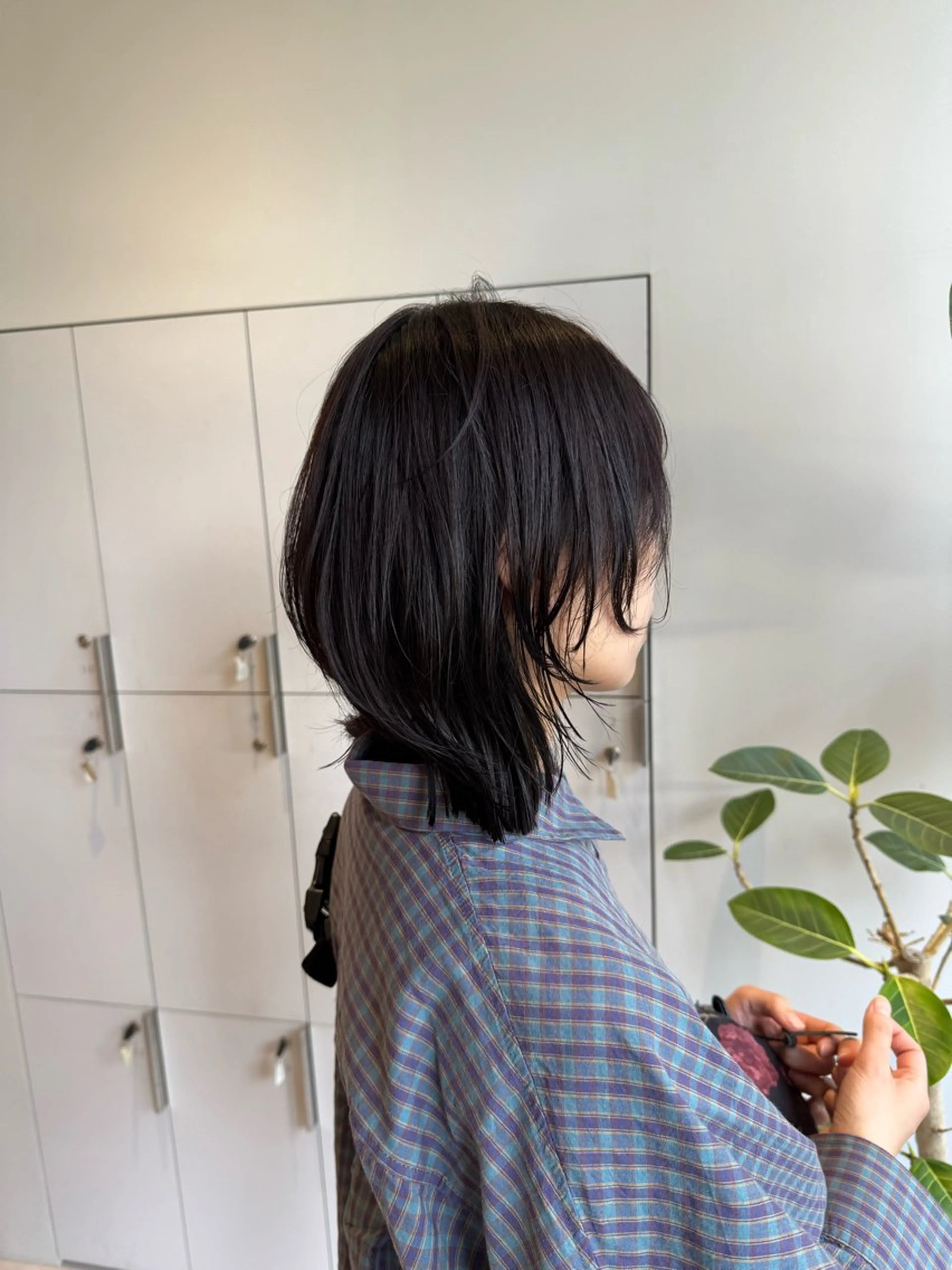 ミディアム ウルフカット カット トリートメント ハイトーン/ブリーチ /ボブ特化/SOMAのヘアスタイル