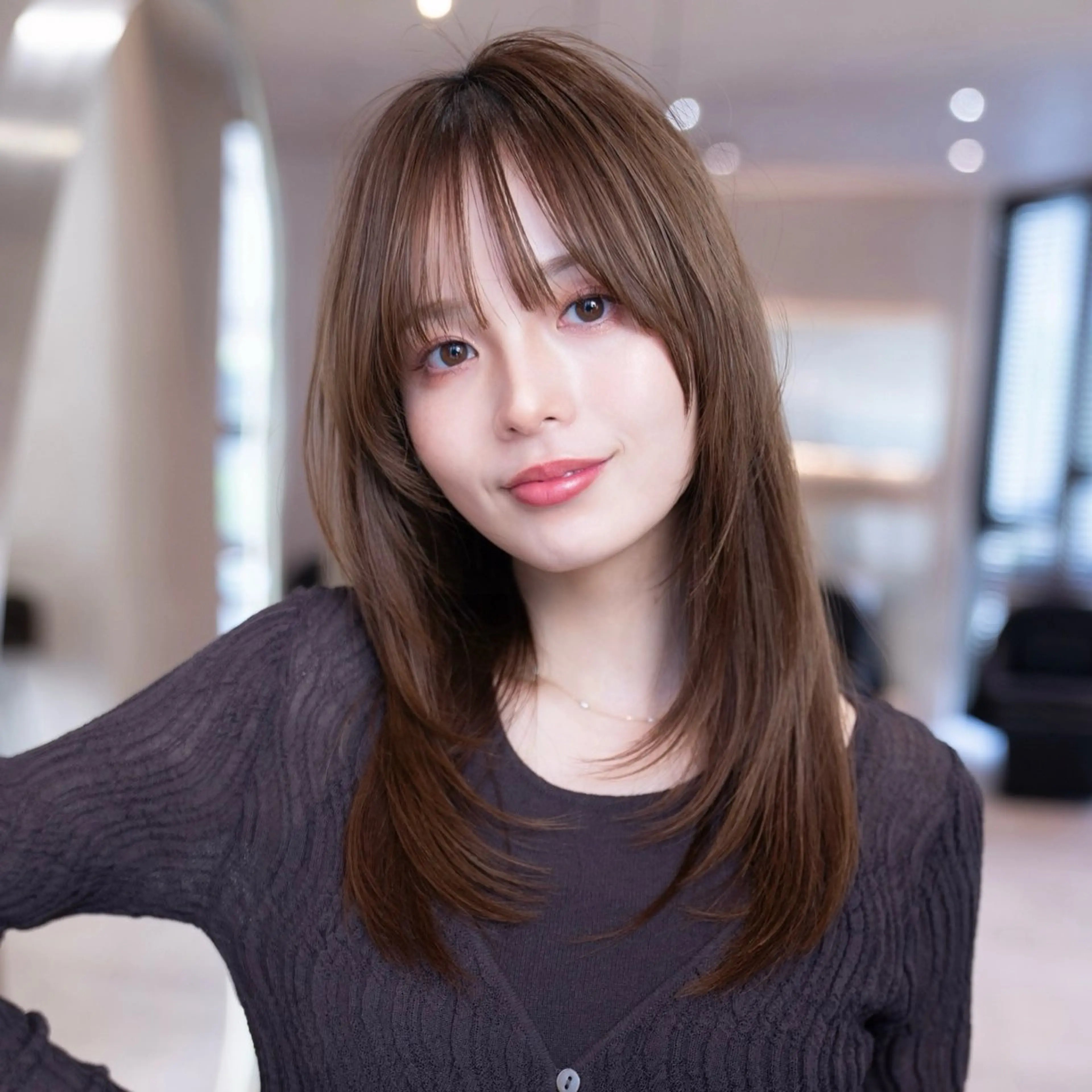 ロング カット ヘアカラー トリートメント 渋谷/韓国レイヤー 艶カラー特化マサキのヘアスタイル