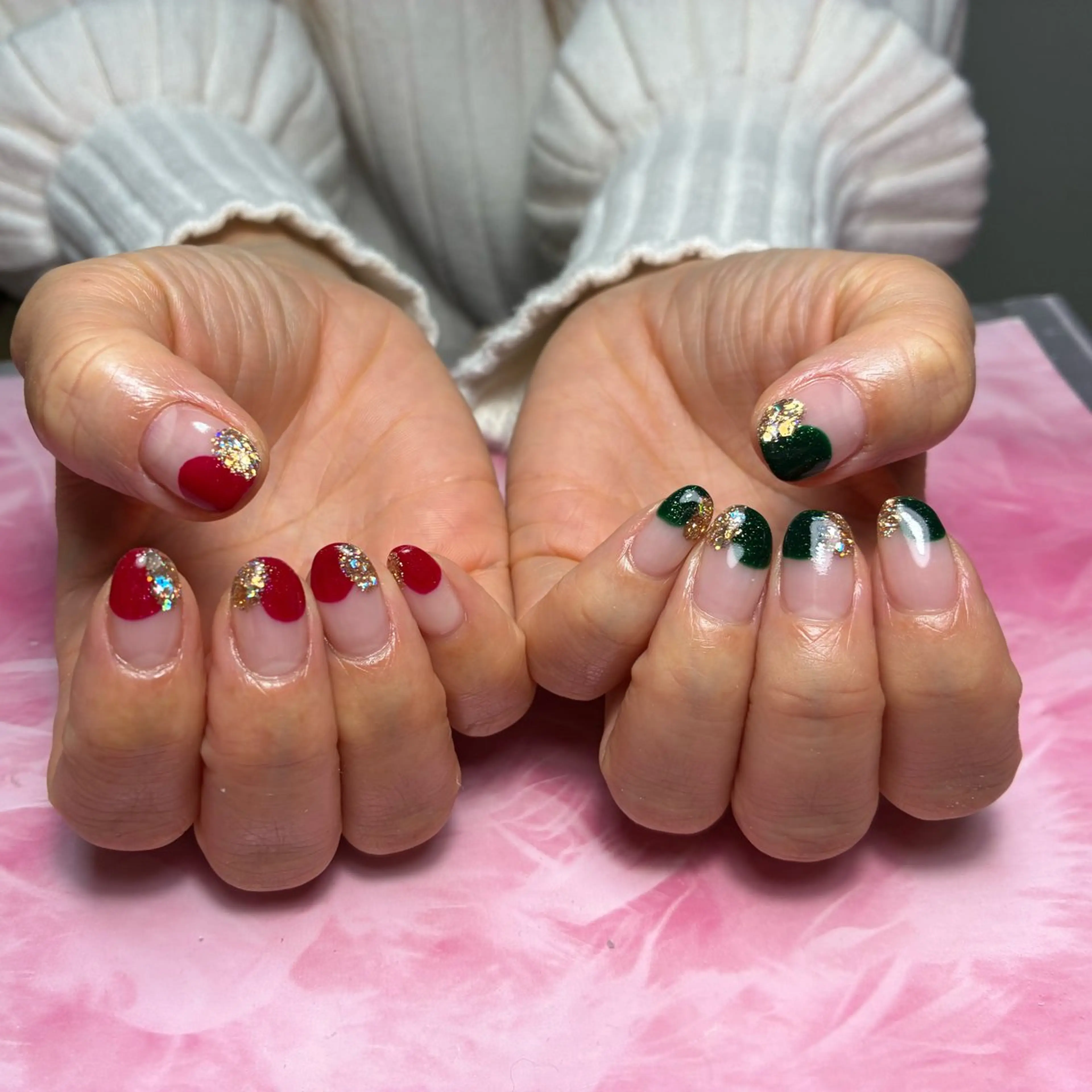 ショート ハンドネイル hs nail salonのネイルデザイン