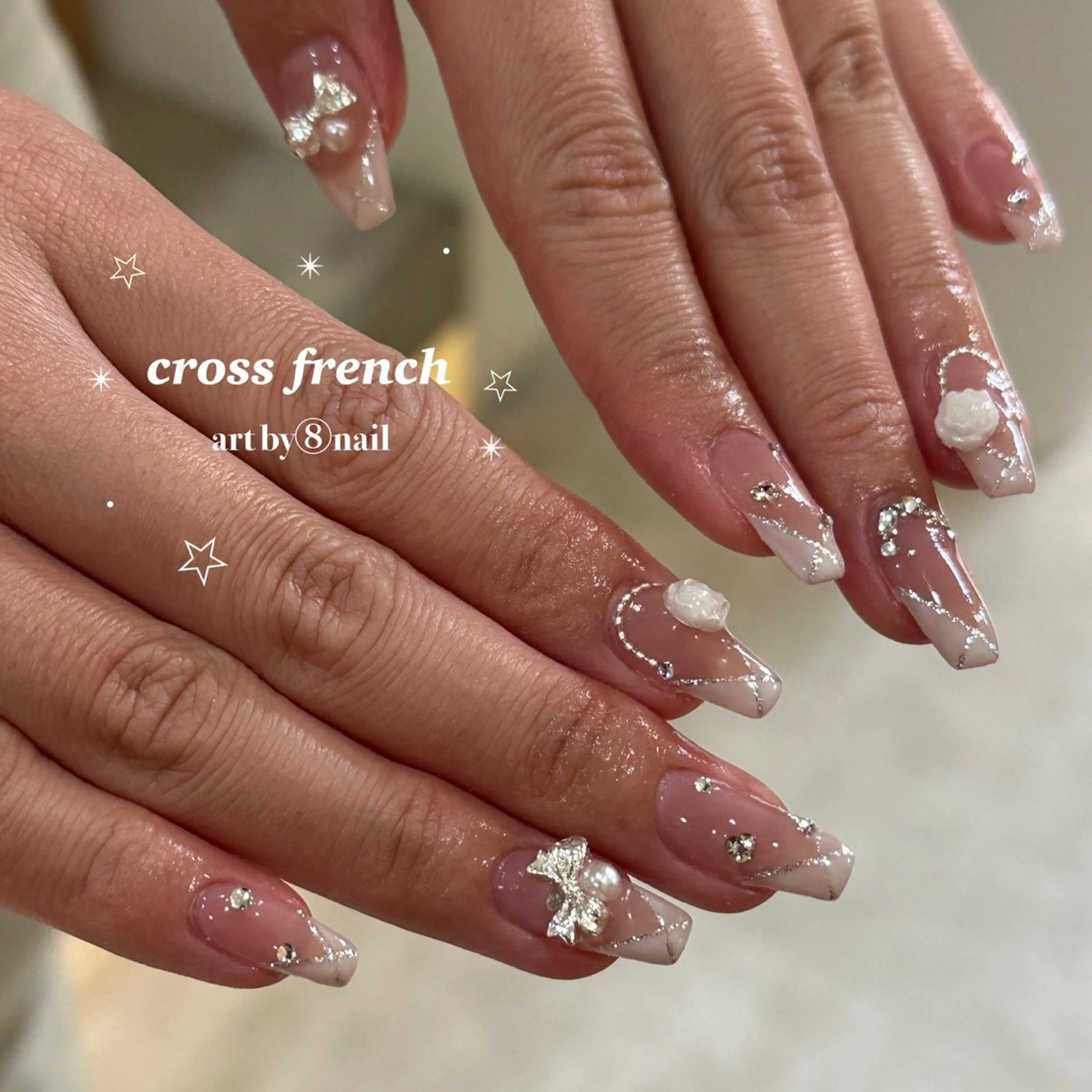 ネイル ハンドネイル Haruka ⭐︎🪽のネイルデザイン