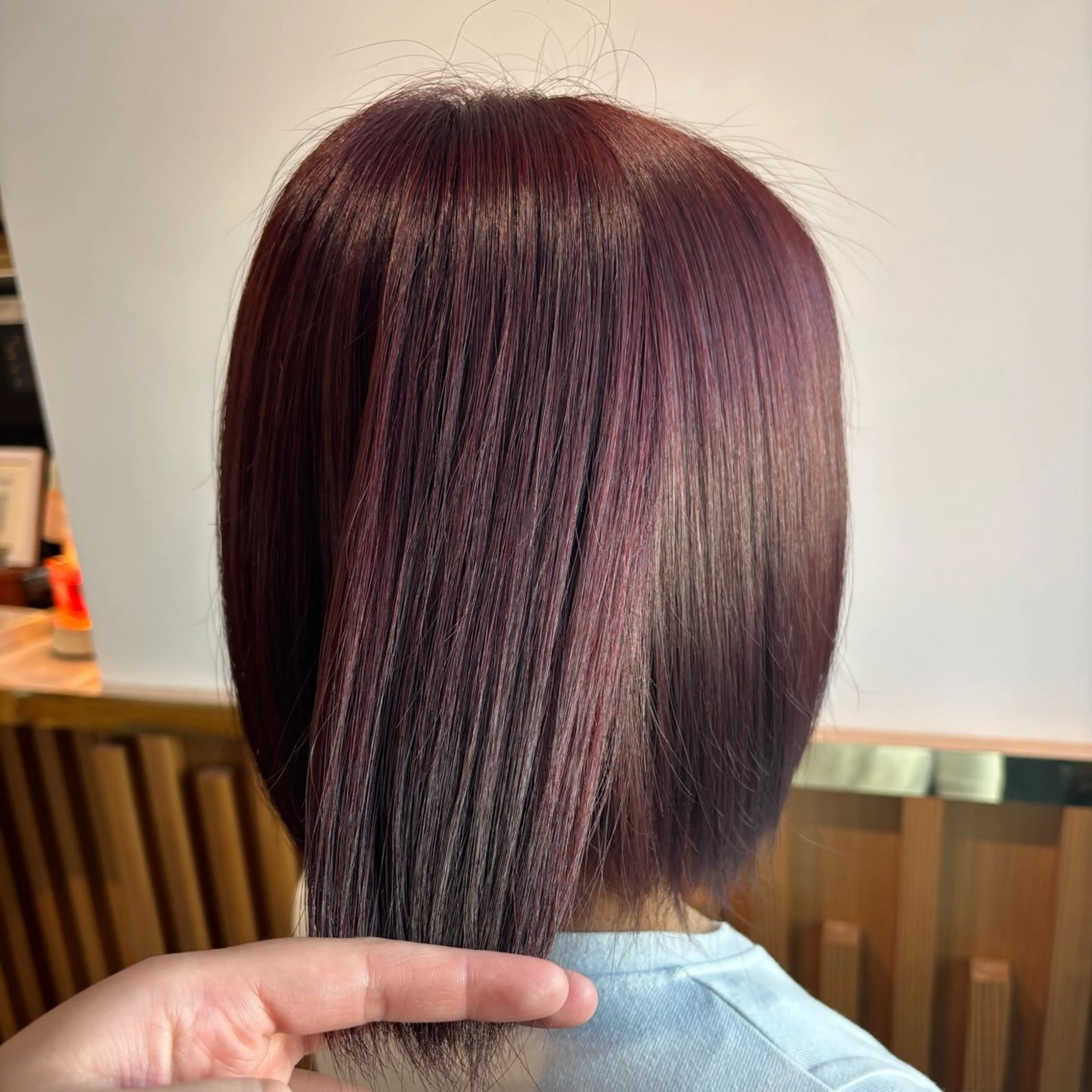 ミディアム カラー Hair Itice トリイのヘアスタイル