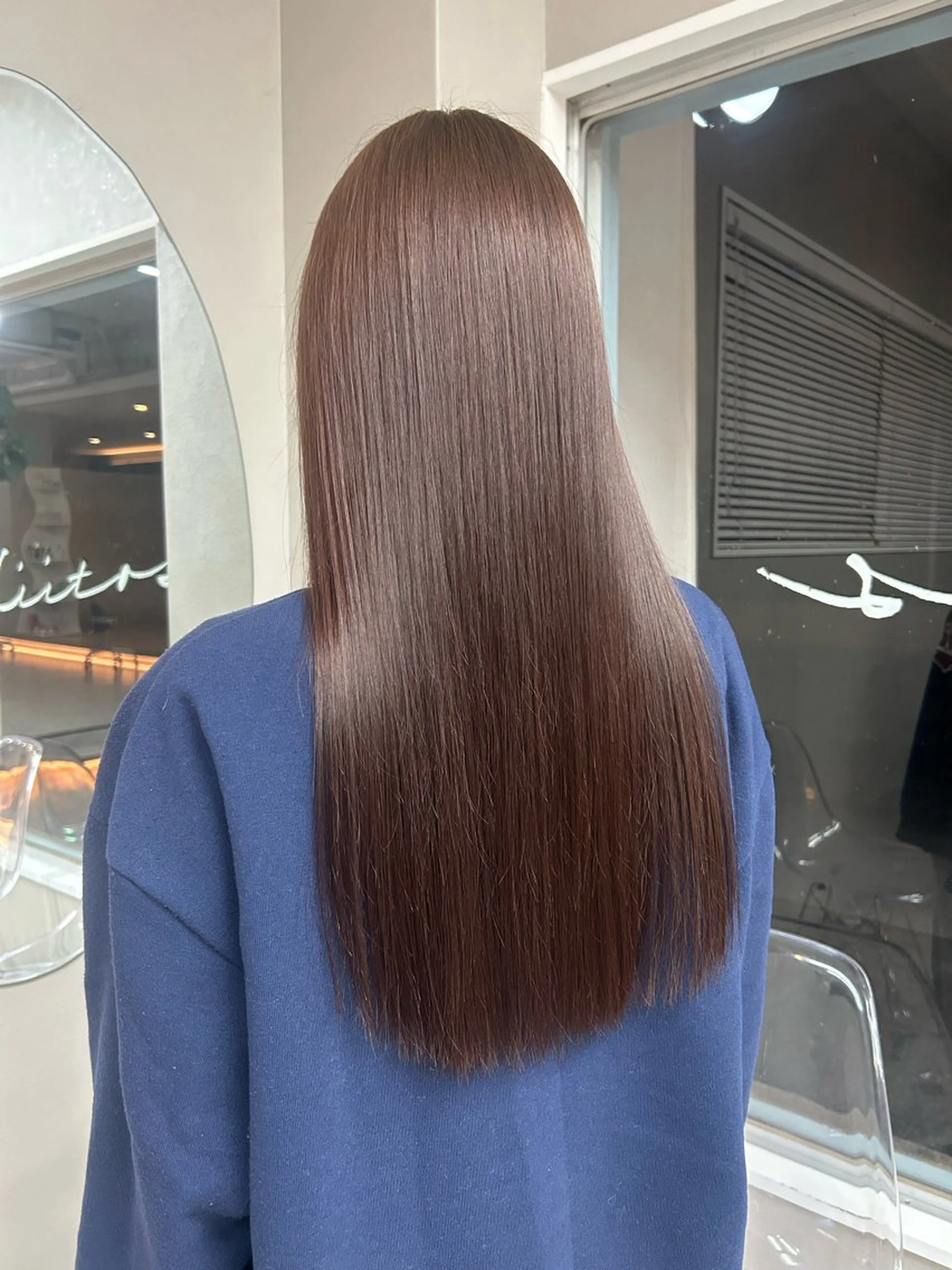 ロング カラー ブラウンカラー ショコラブラウン 透明感カラー ヘアカラー ダイヤモンドリリーキートス所属・ひめな /透明感カラー/一宮のヘアスタイル