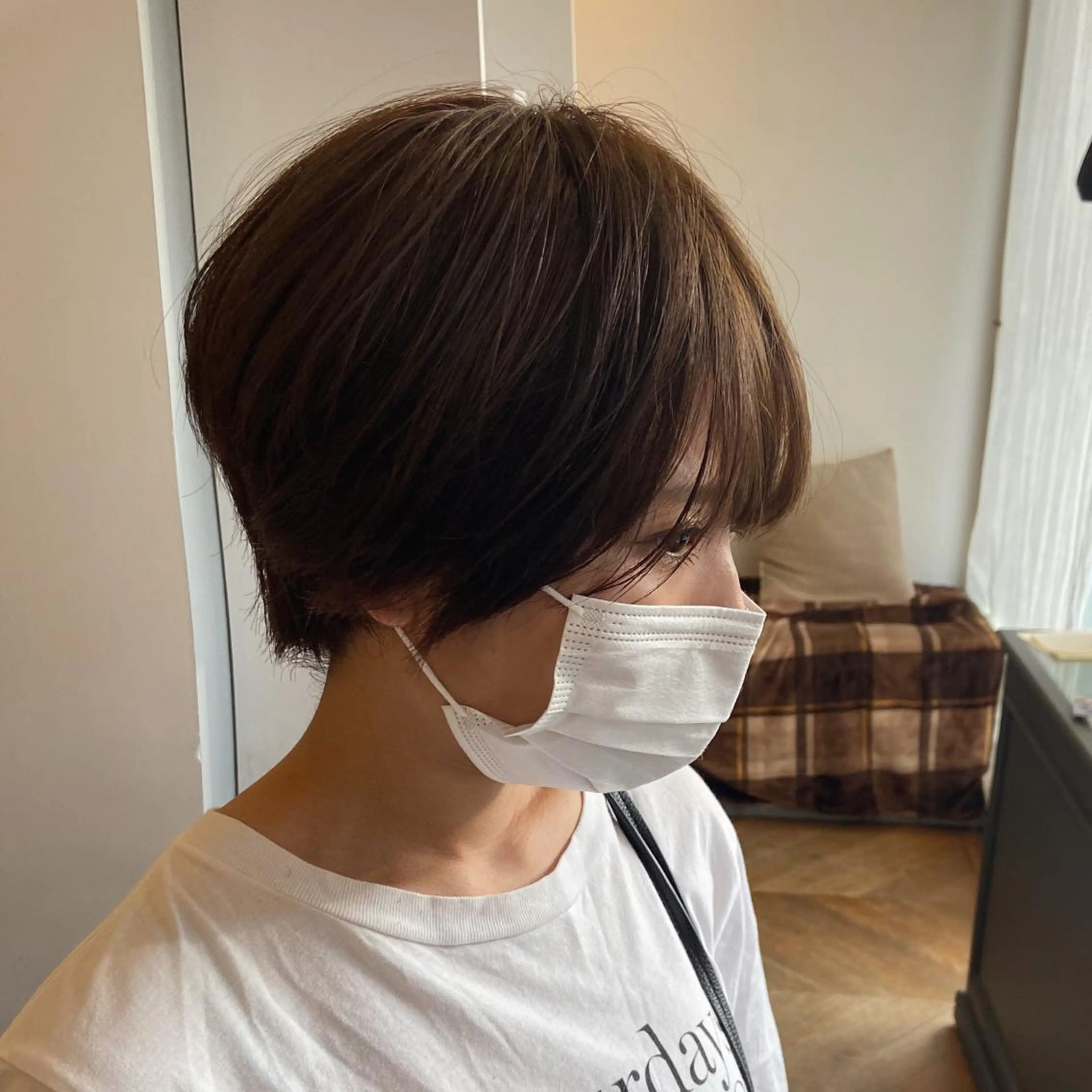 ショート ハンサムショート ショートヘア 峯 志帆のヘアスタイル