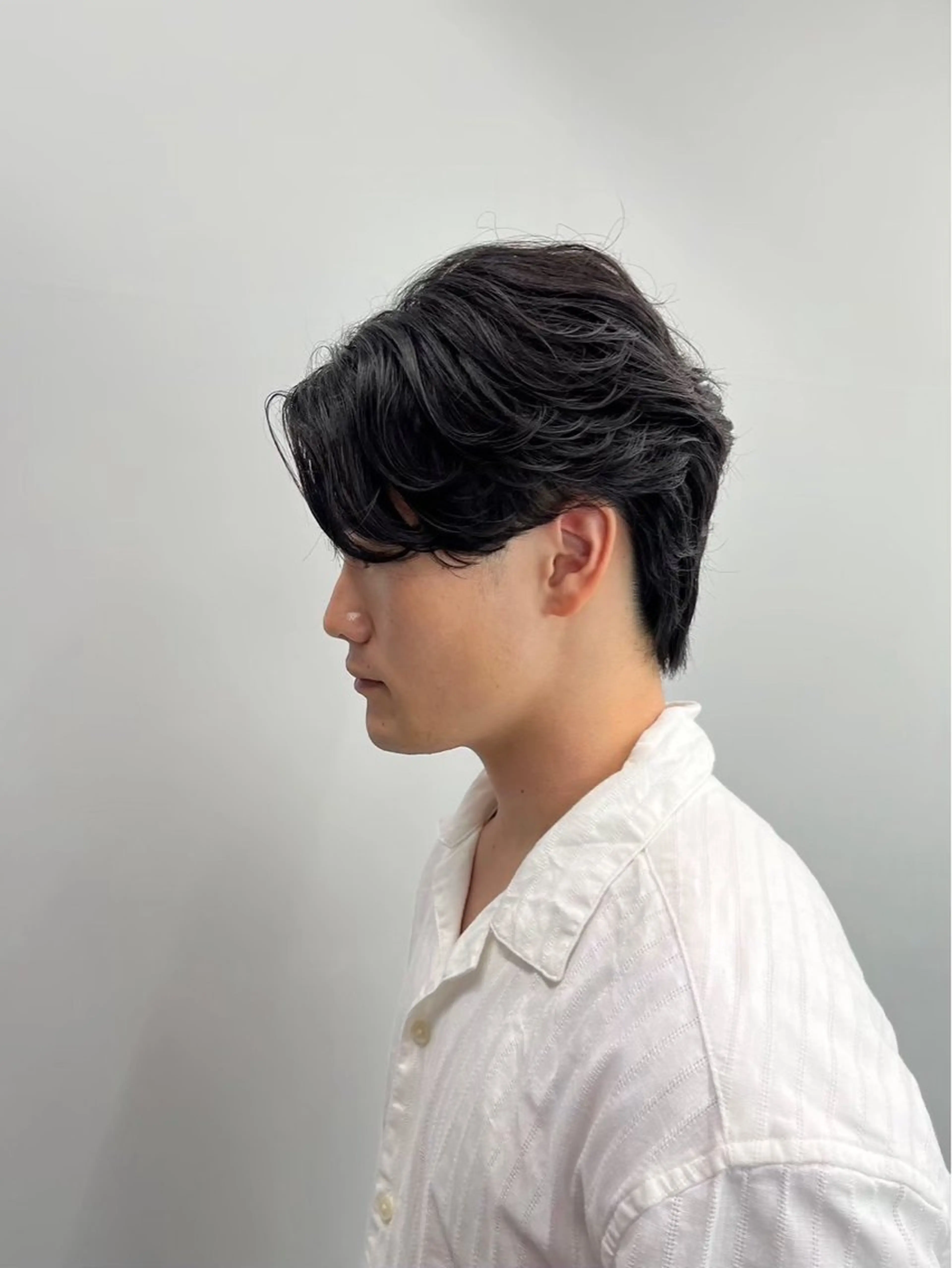 パーマ メンズ センターパート メンズ韓国風 坂本響 メンズカット/パーマのヘアスタイル