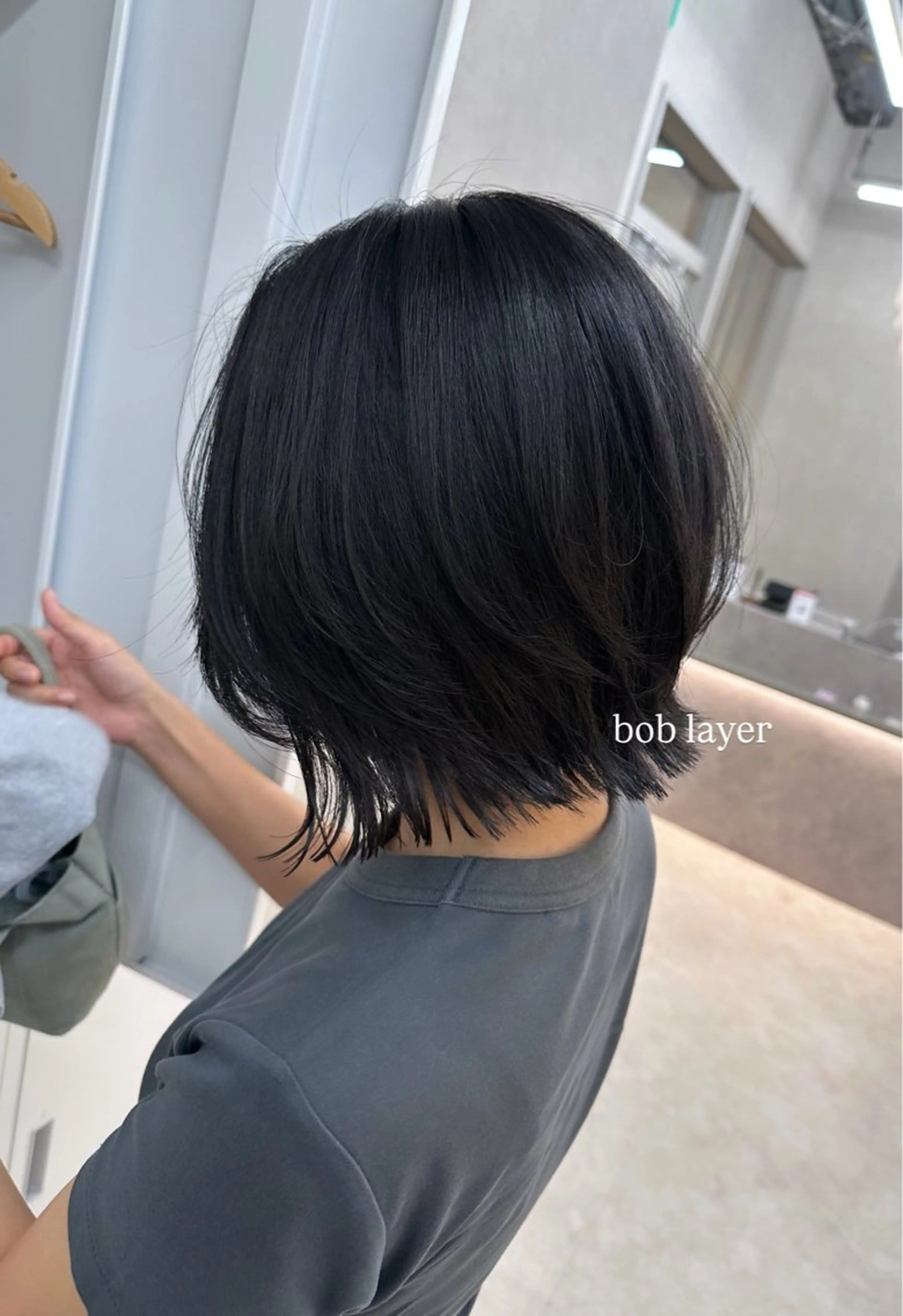 ショート ヘアアレンジ ボブレイヤー ボブ レイヤーカット 外ハネヘア カット ヘアカラー トリートメント 🇰🇷韓国ｽﾀｲﾙ ﾚｲﾔｰ/ayanaのヘアスタイル
