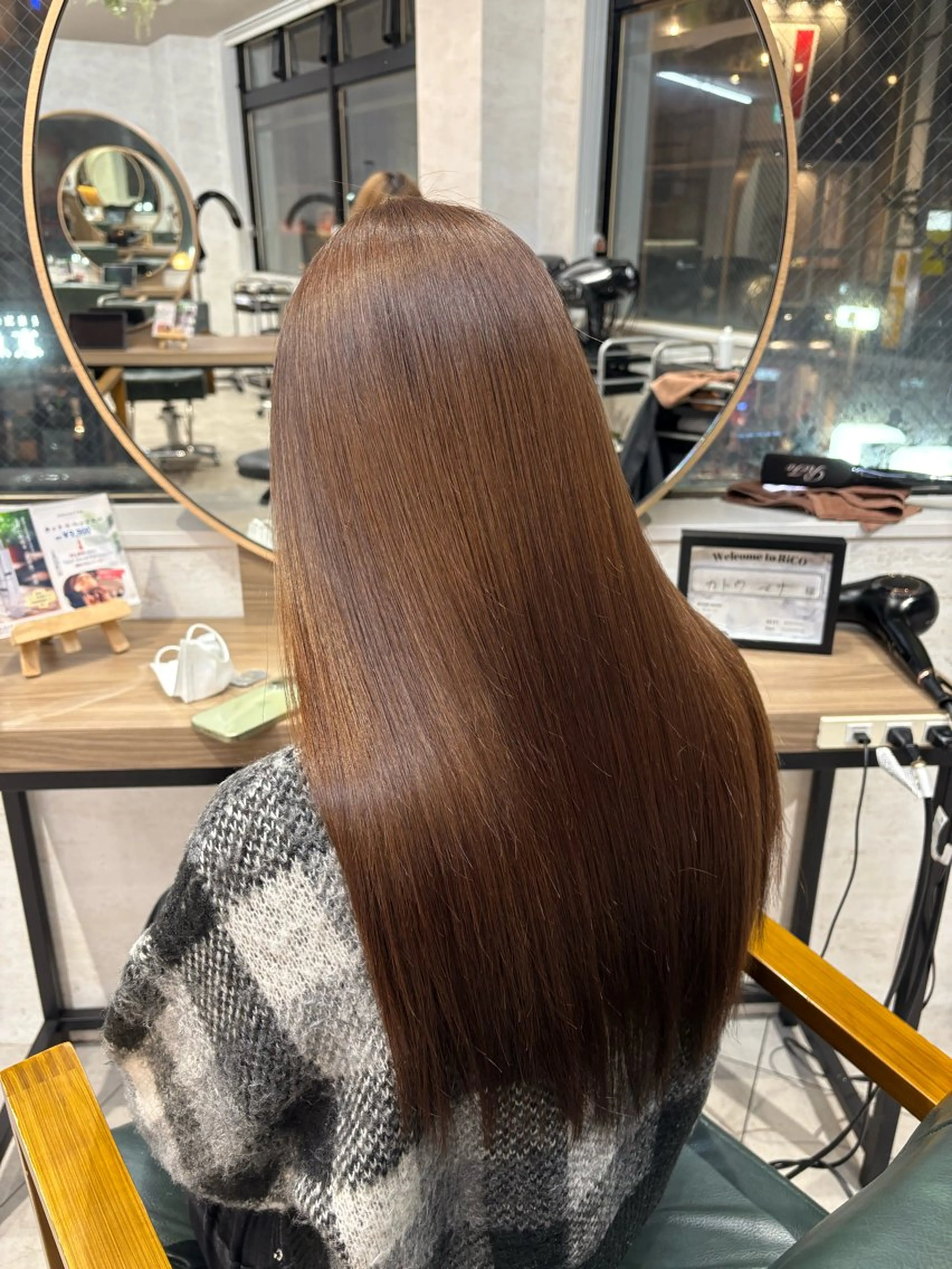 カラー ブラウンカラー ココアブラウン 🧸艶ブリーチ/深み カラー🌺Noa🌺のヘアスタイル