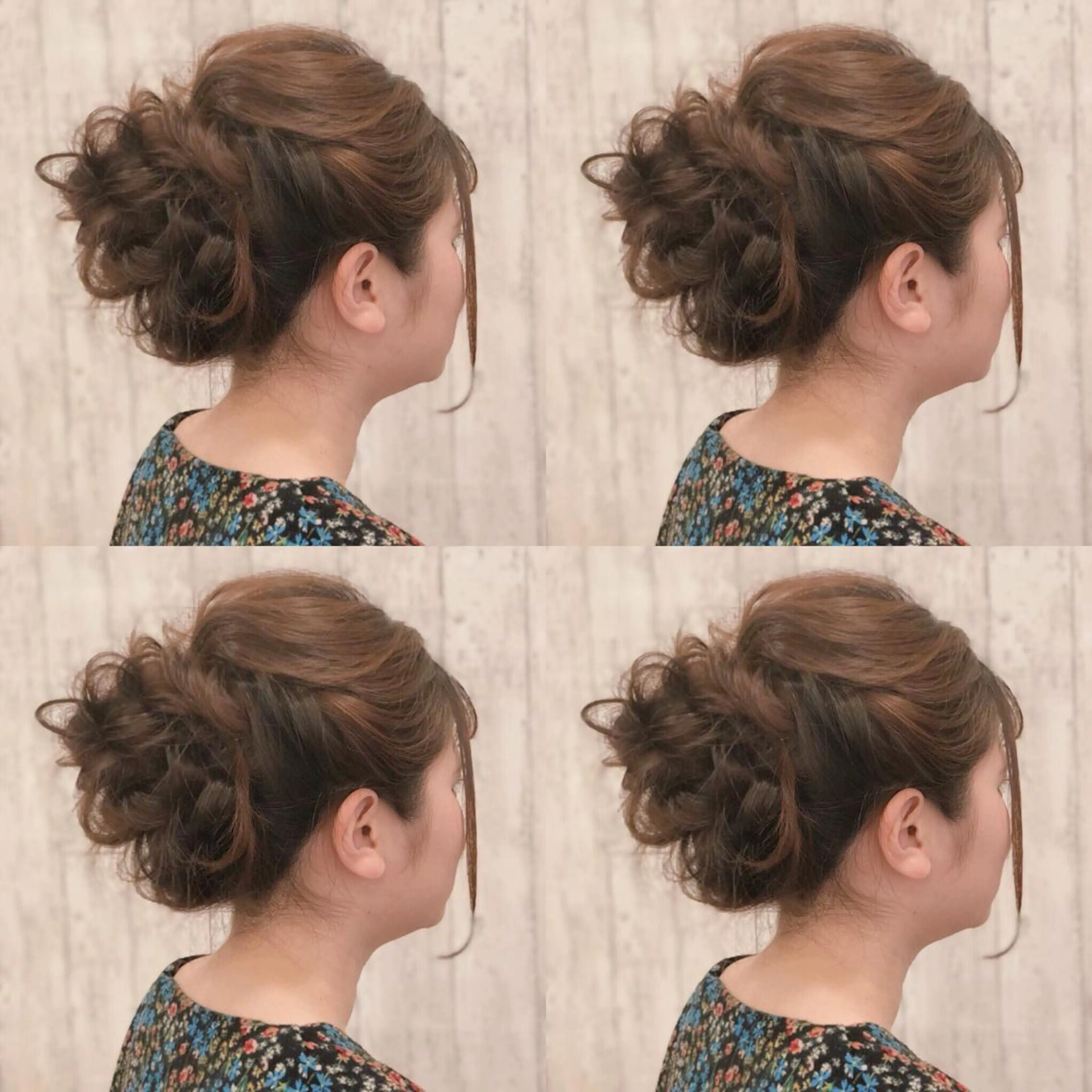 セミロング ヘアアレンジ ヘアセット 🌷MAYU 🌷のヘアスタイル