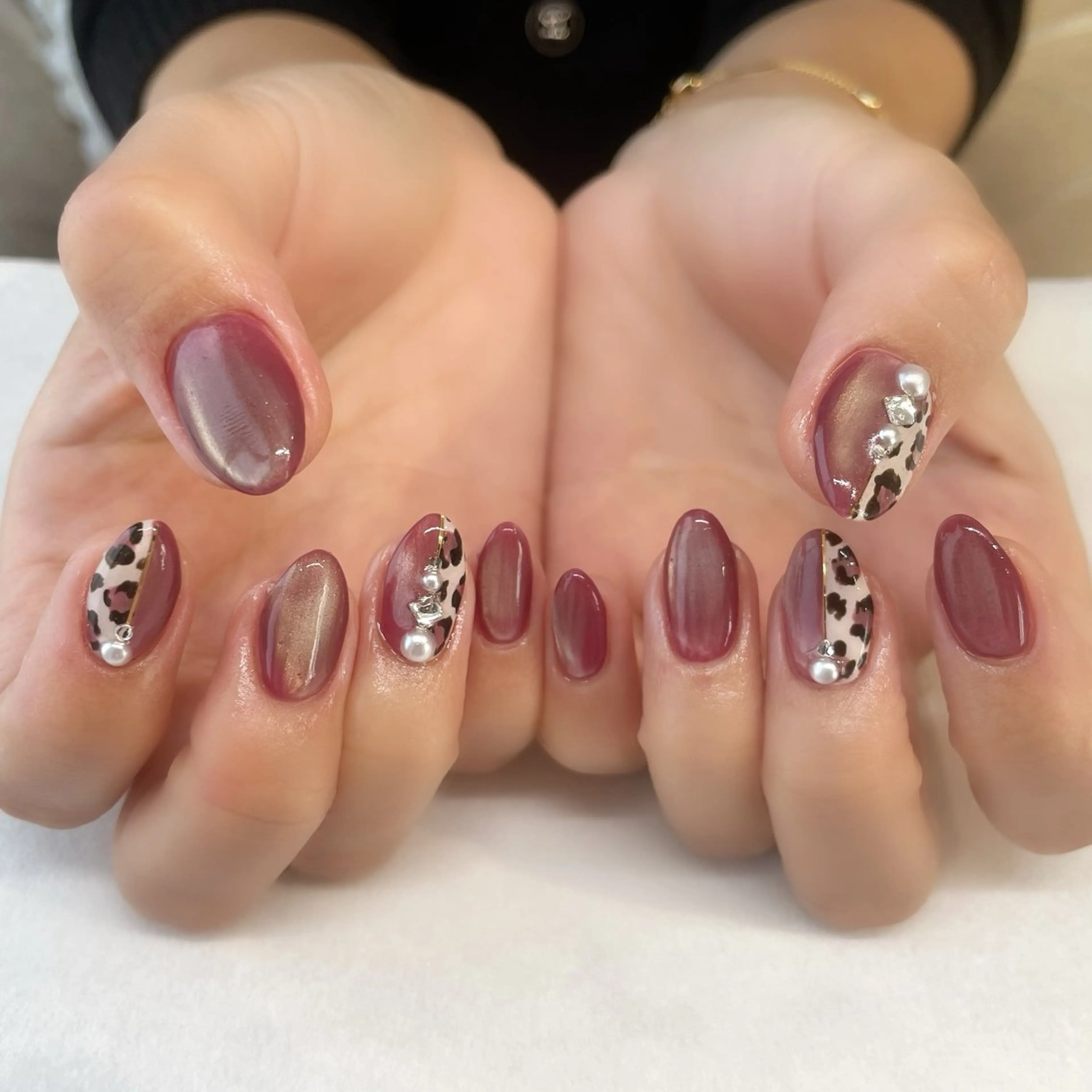 ネイル ハンドネイル 💎🐰 saki. m 🐰💎のネイルデザイン